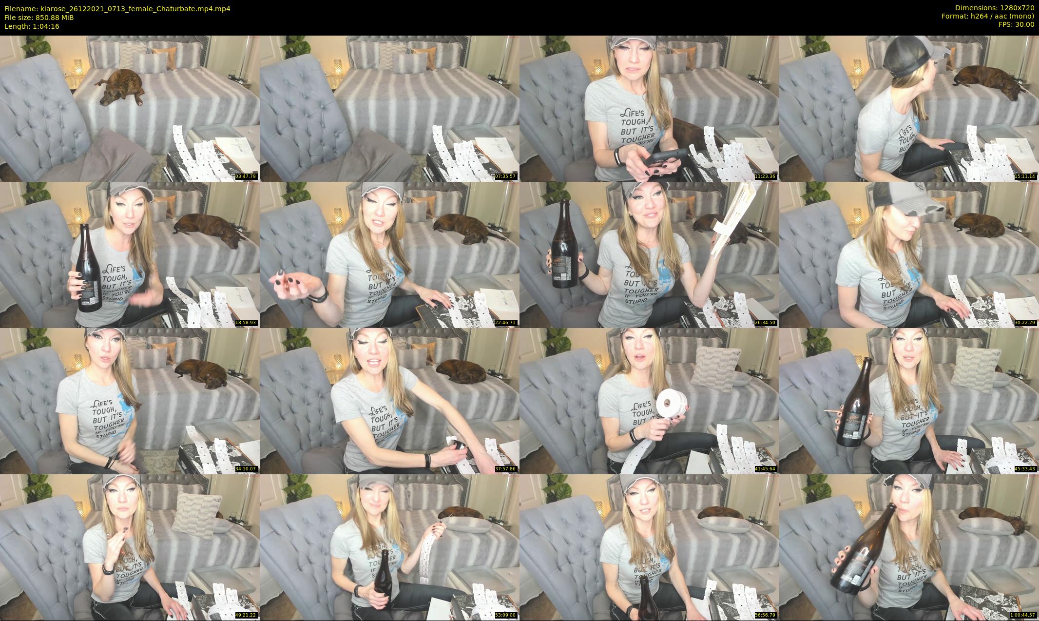 kiarose — 65 minute Chaturbate female cam show recording, 720p, Dec 26, 2021