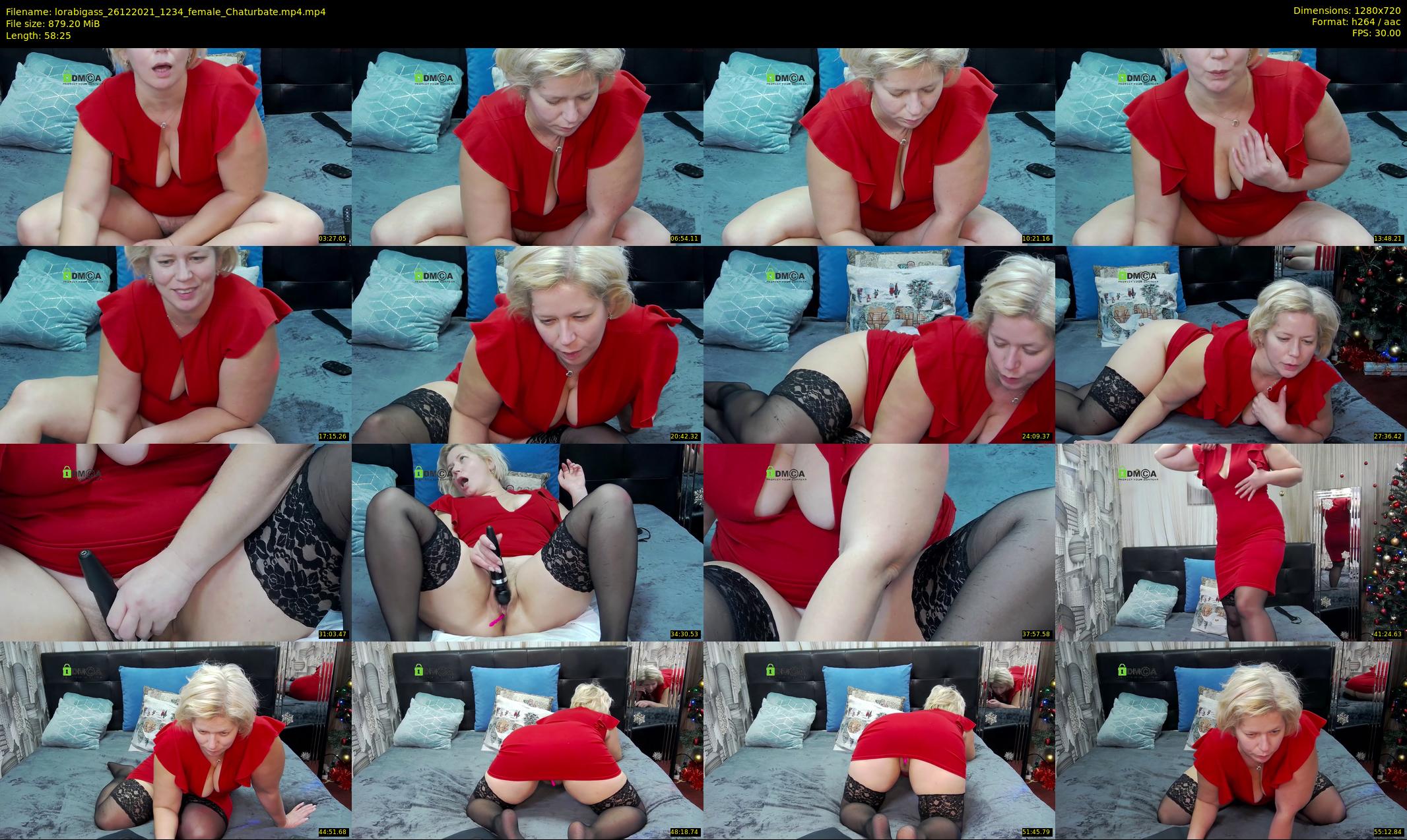 lorabigass — 59 minute Chaturbate female cam show recording, 720p, Dec 26, 2021