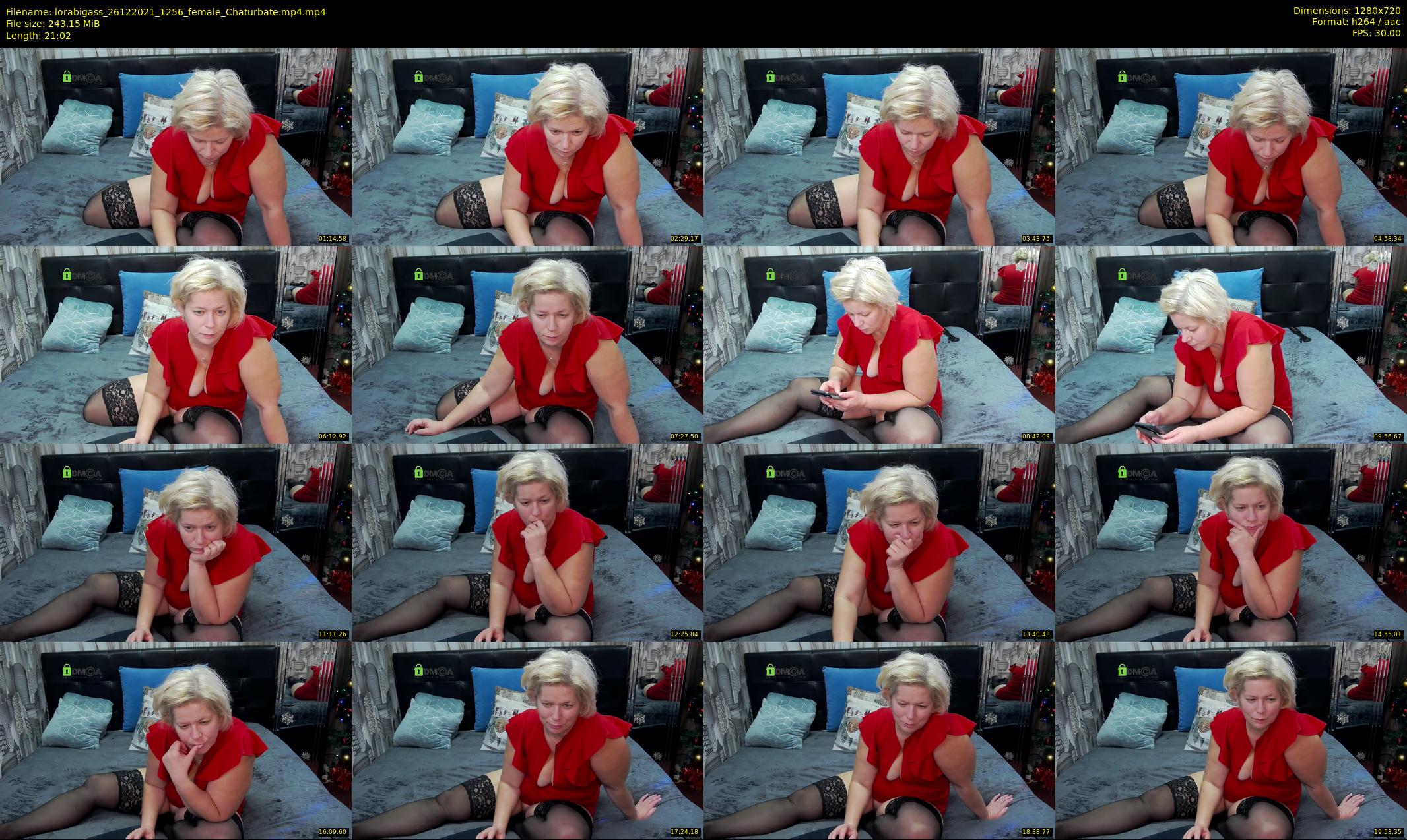 lorabigass — 22 minute Chaturbate female cam show recording, 720p, Dec 26, 2021