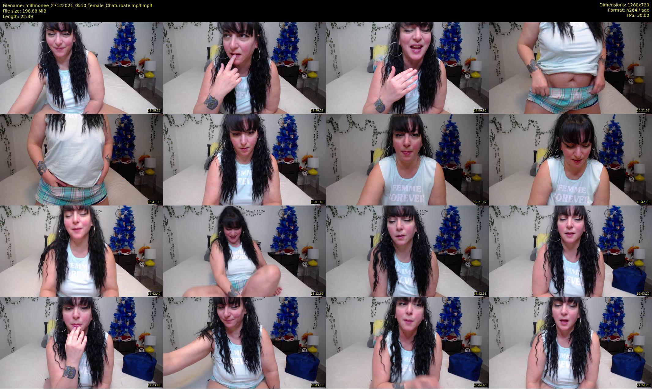 milfmonee — 23 minute Chaturbate female cam show recording, 720p, Dec 27, 2021