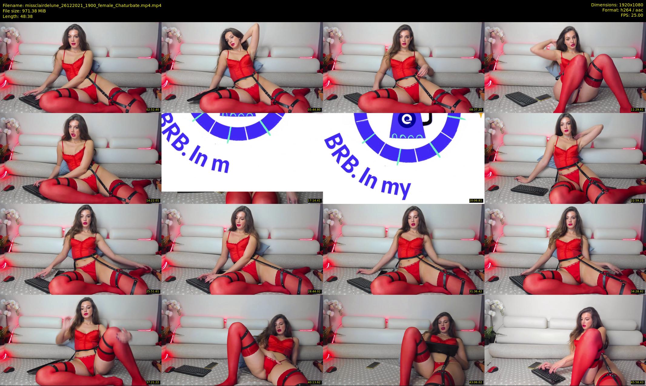 missclairdelune — 49 minute Chaturbate female cam show recording, 1080p, Dec 26, 2021