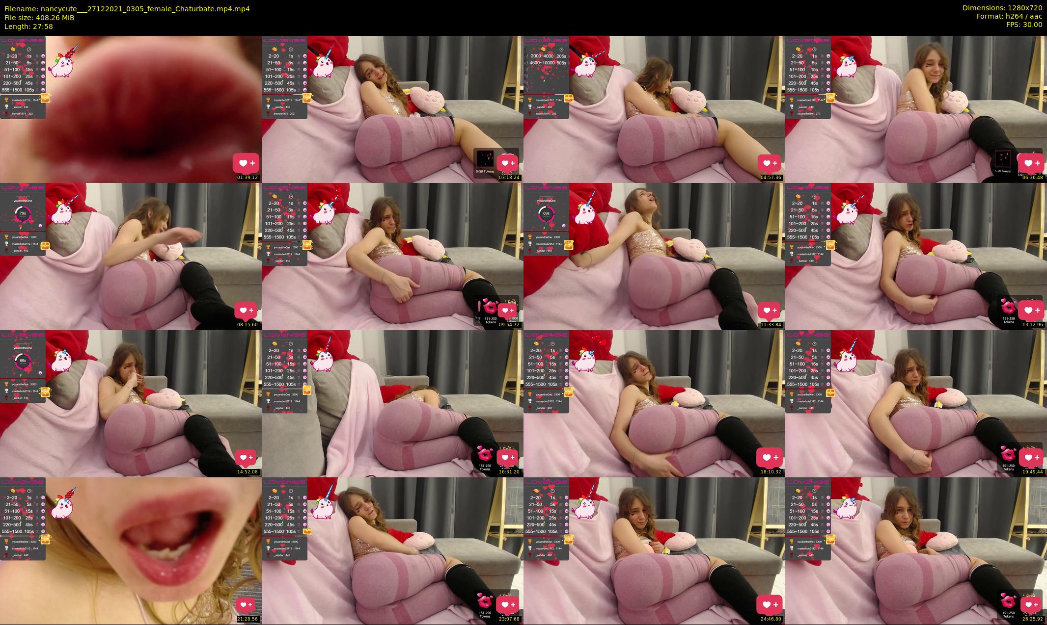 nancycute__ — 28 minute Chaturbate female cam show recording, 720p, Dec 27, 2021