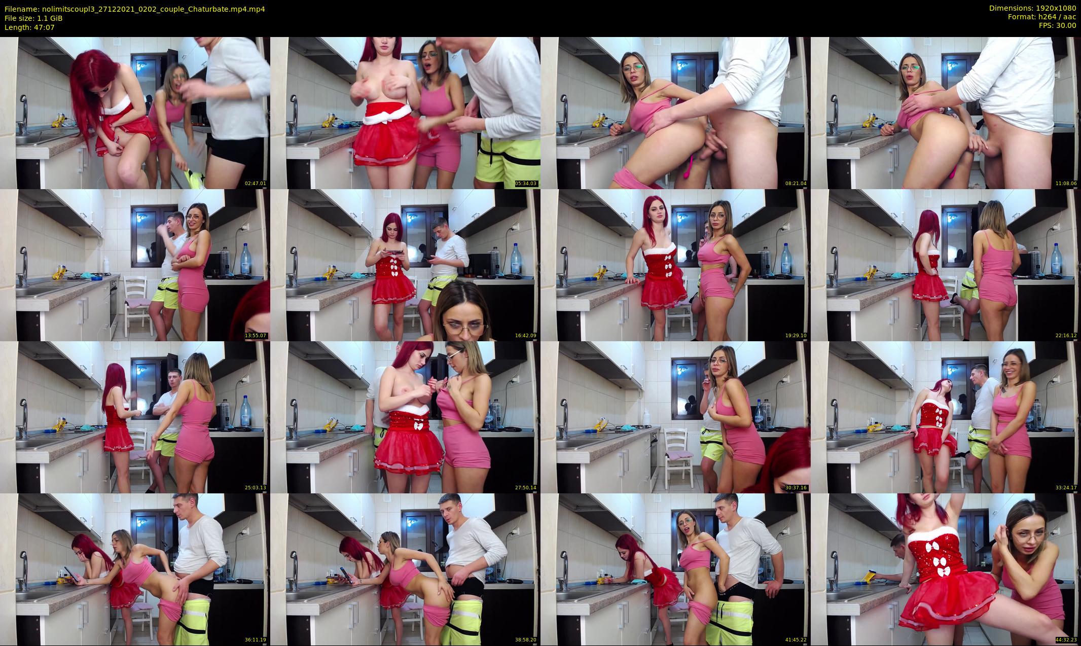 nolimitscoupl3 — 48 minute Chaturbate couple cam show recording, 1080p, Dec 27, 2021