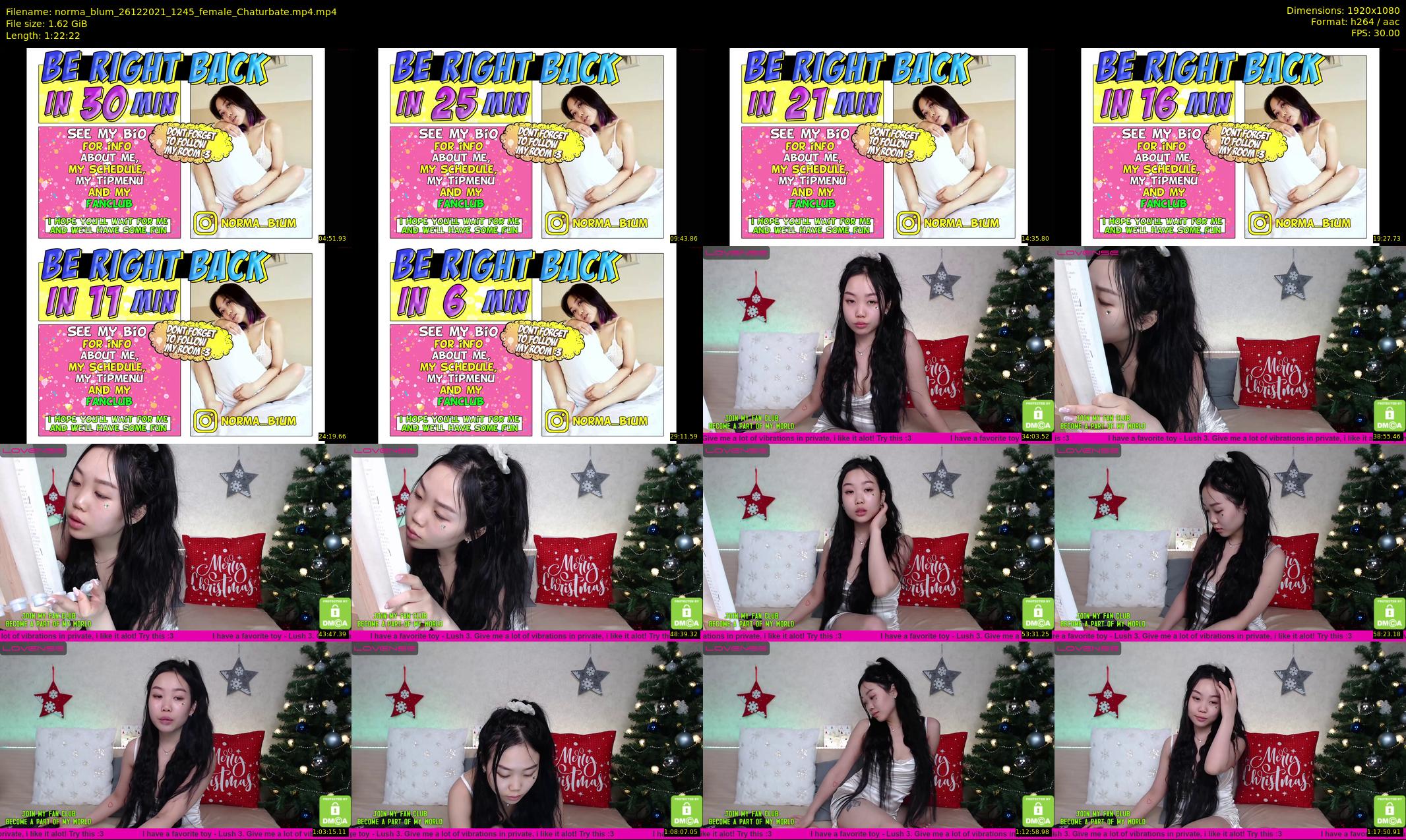 norma_blum — 83 minute Chaturbate female cam show recording, 1080p, Dec 26, 2021