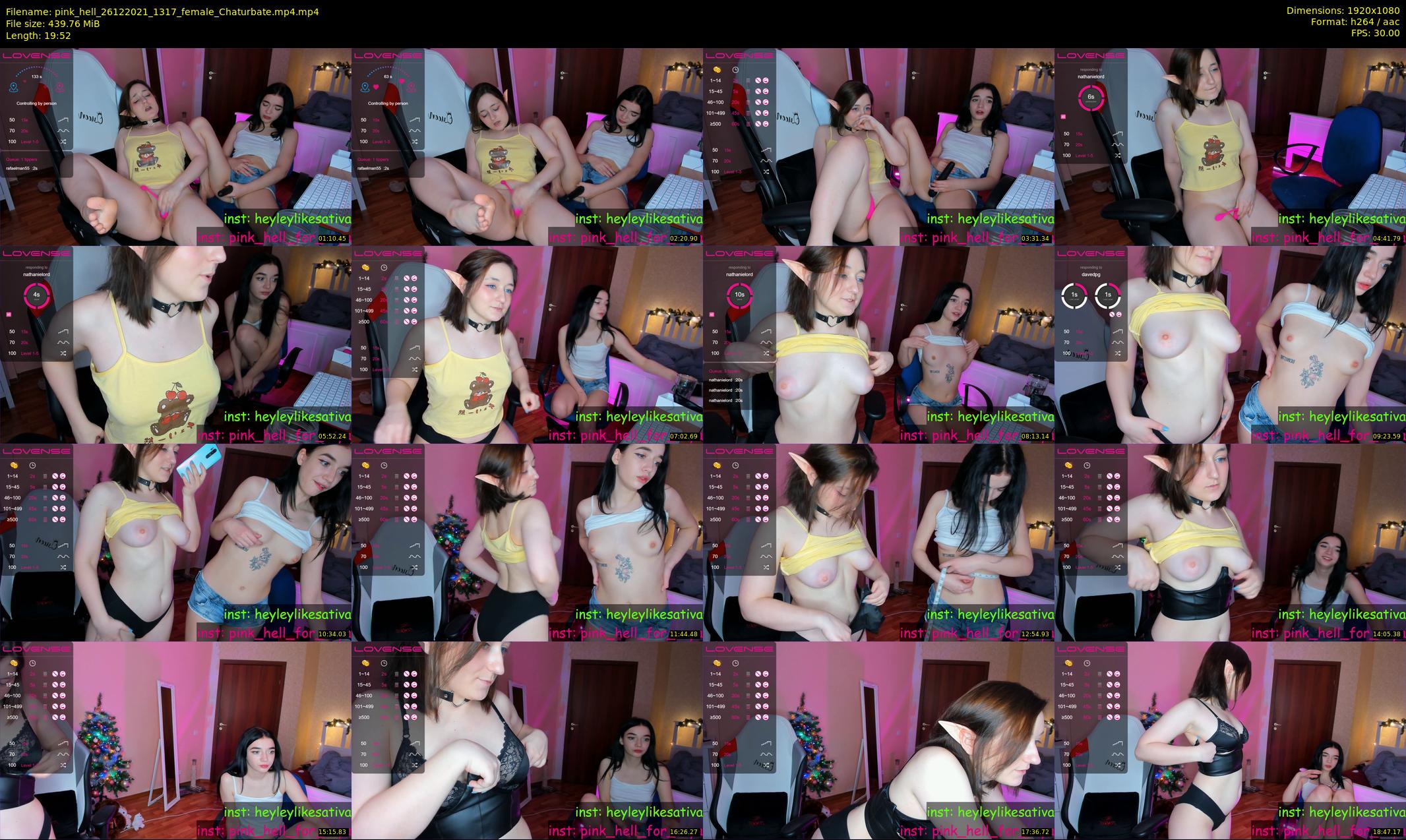 pink_hell — 20 minute Chaturbate female cam show recording, 1080p, Dec 26, 2021