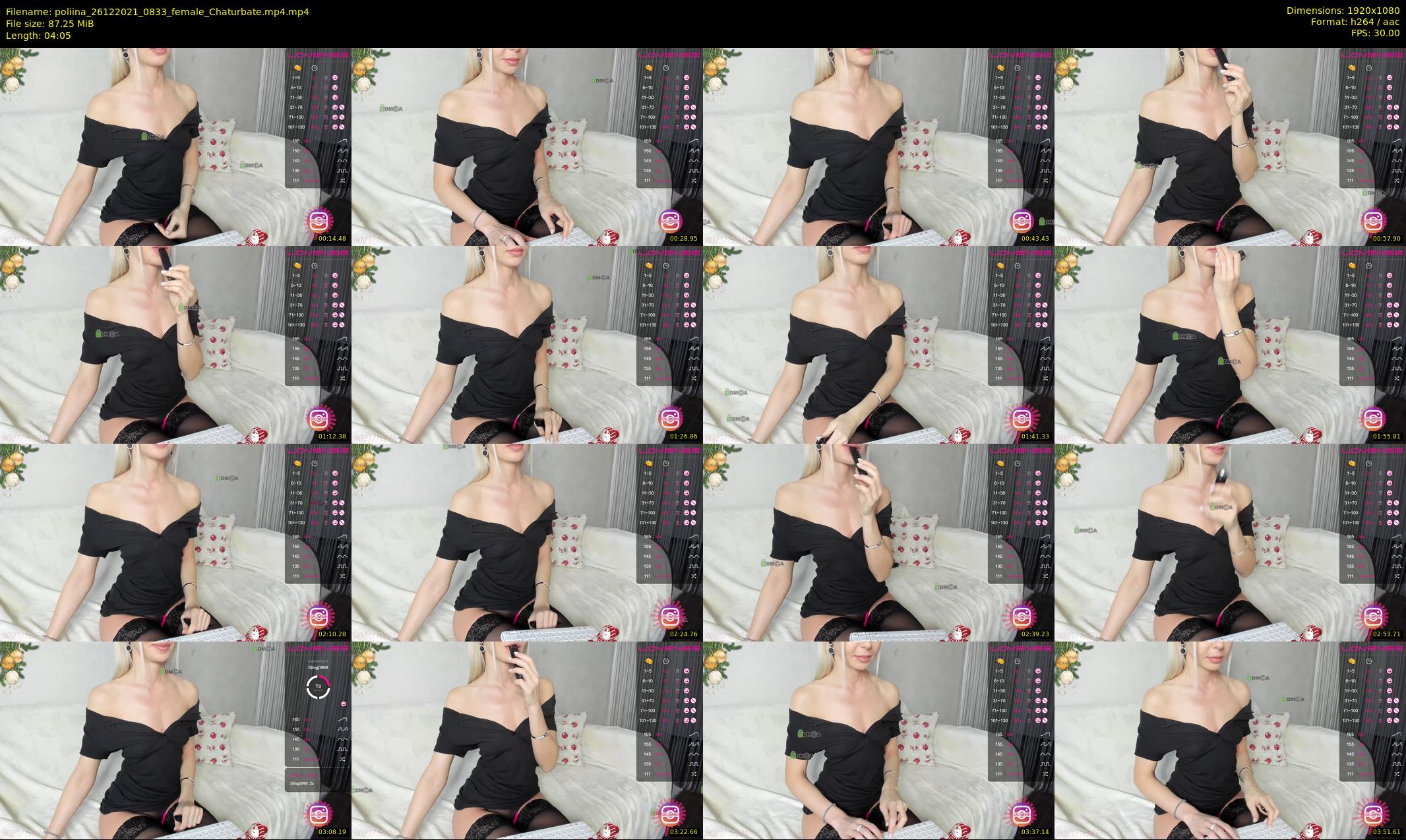 poliina — 5 minute Chaturbate female cam show recording, 1080p, Dec 26, 2021