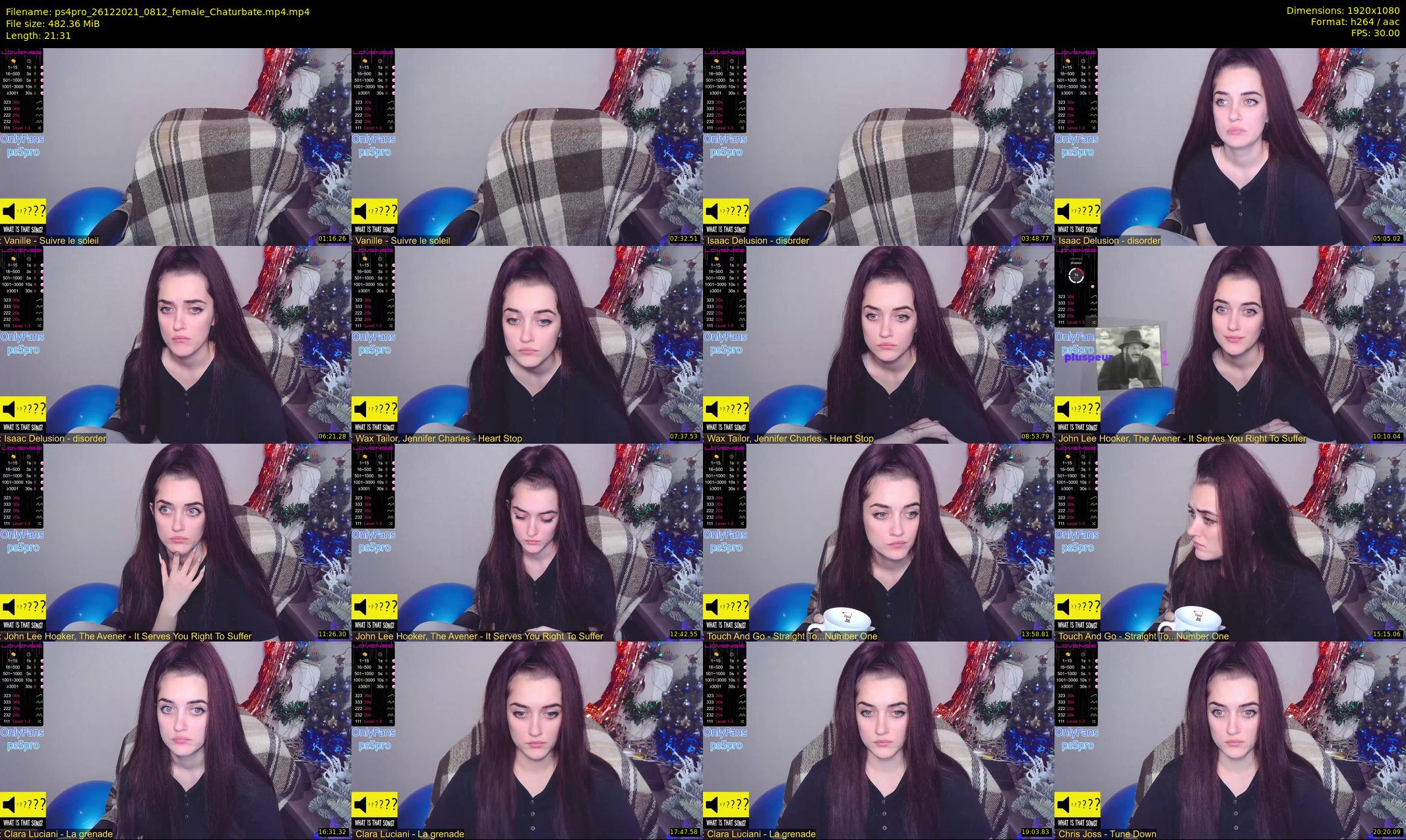 ps4pro — 22 minute Chaturbate female cam show recording, 1080p, Dec 26, 2021