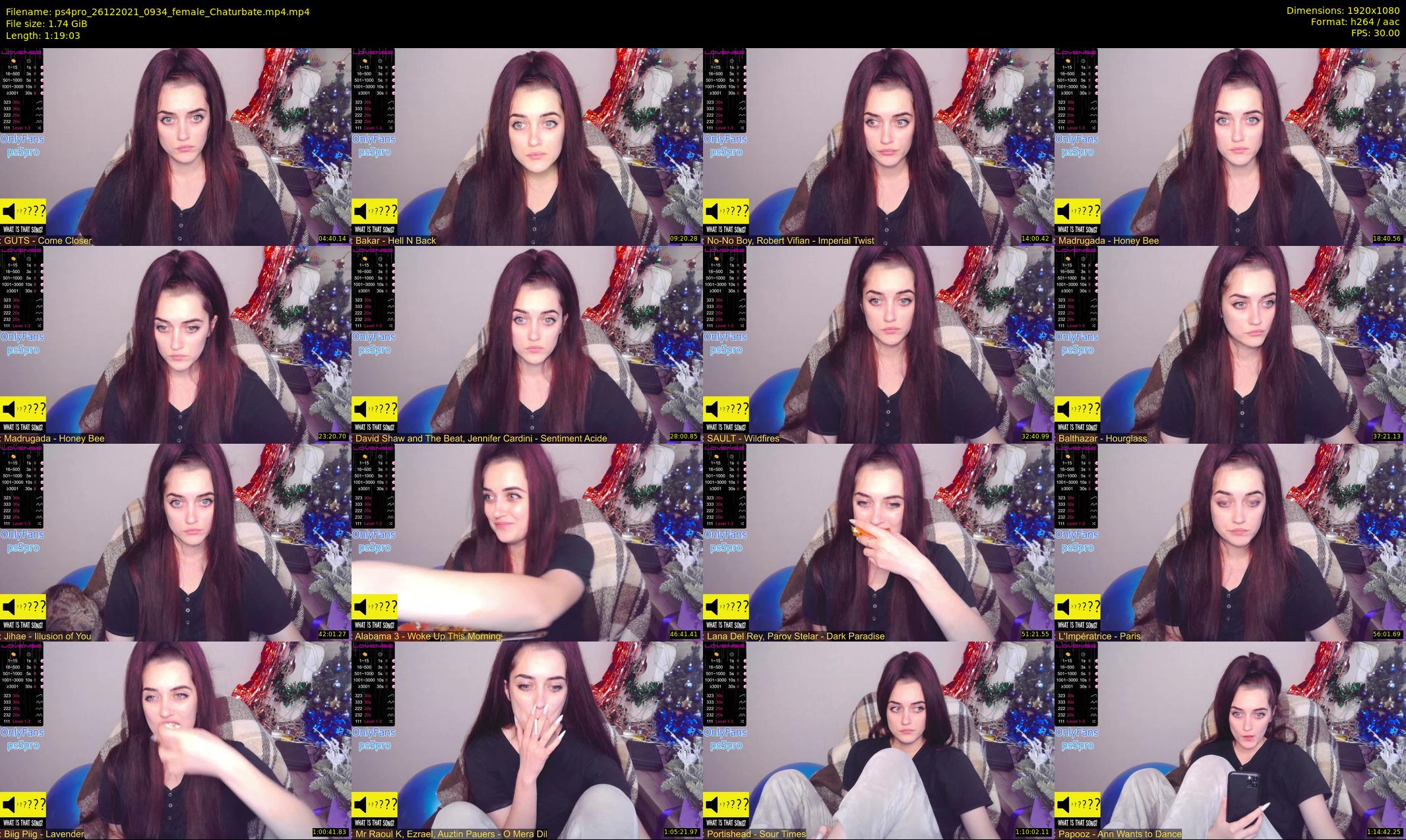 ps4pro — 80 minute Chaturbate female cam show recording, 1080p, Dec 26, 2021