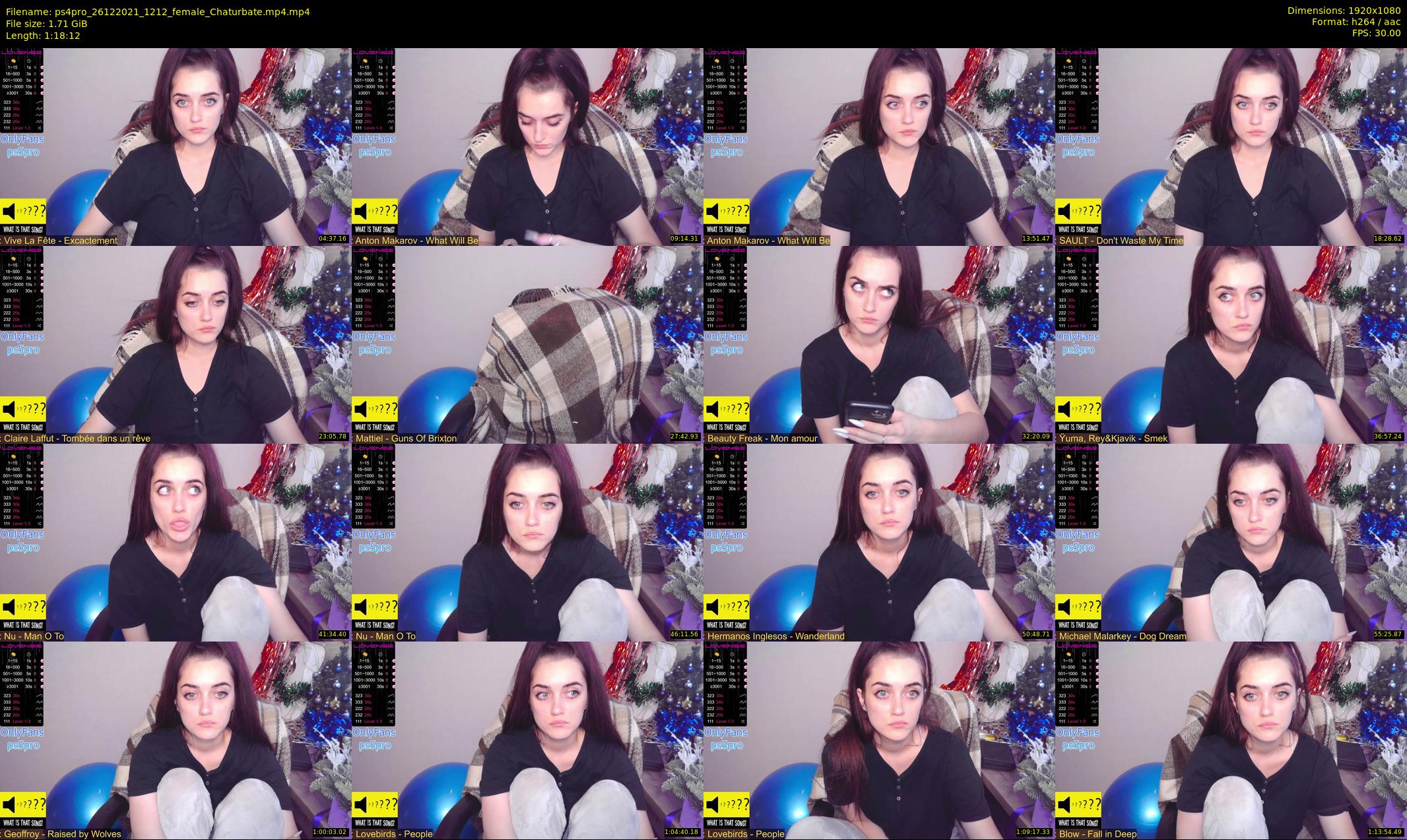 ps4pro — 79 minute Chaturbate female cam show recording, 1080p, Dec 26, 2021