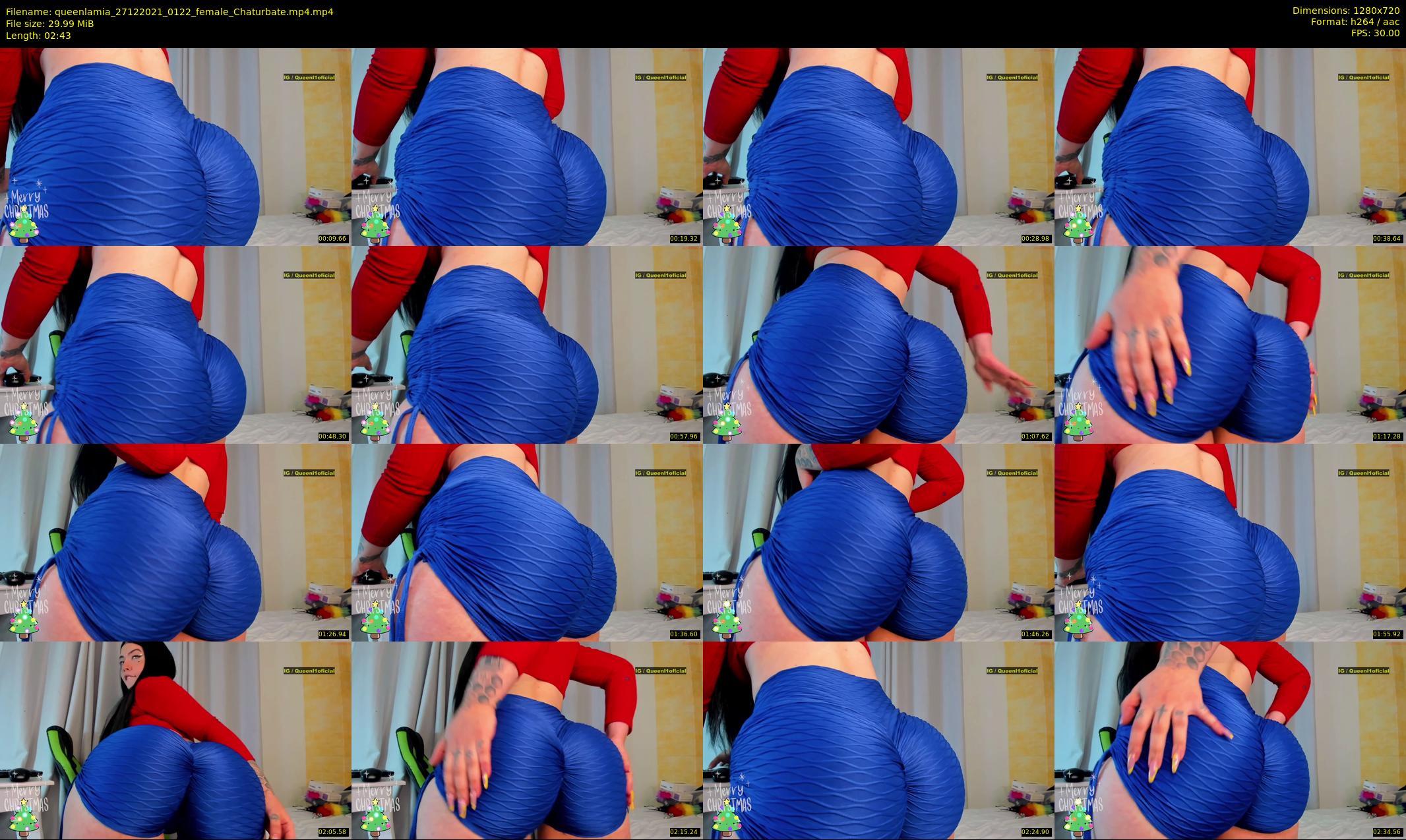 queenlamia — 3 minute Chaturbate female cam show recording, 720p, Dec 27, 2021