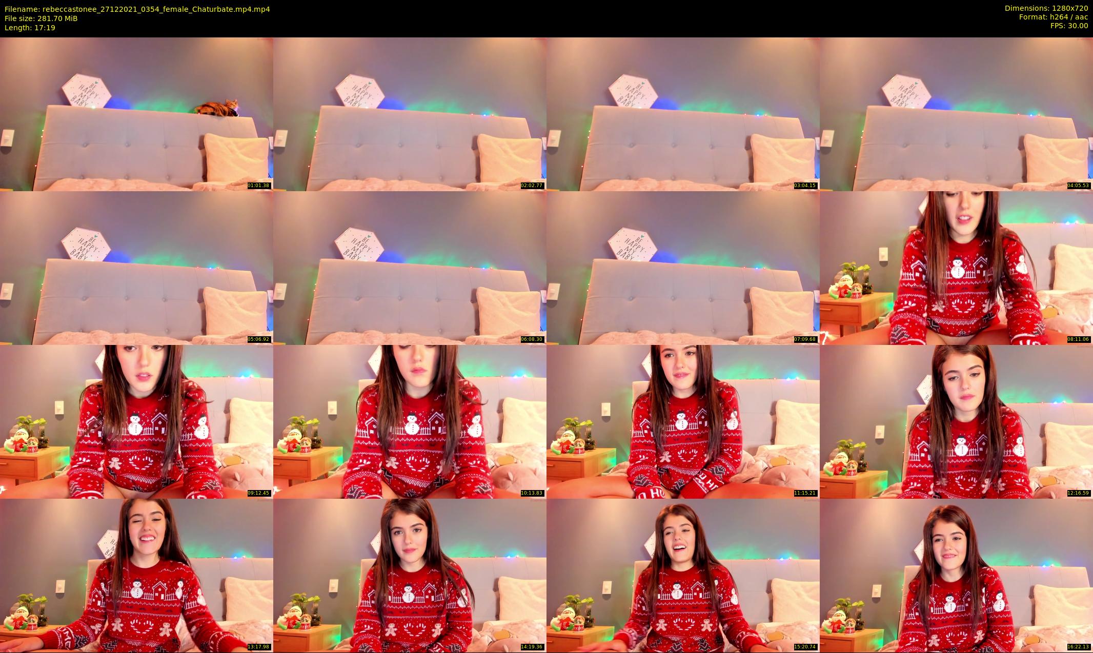 rebeccastonee — 18 minute Chaturbate female cam show recording, 720p, Dec 27, 2021