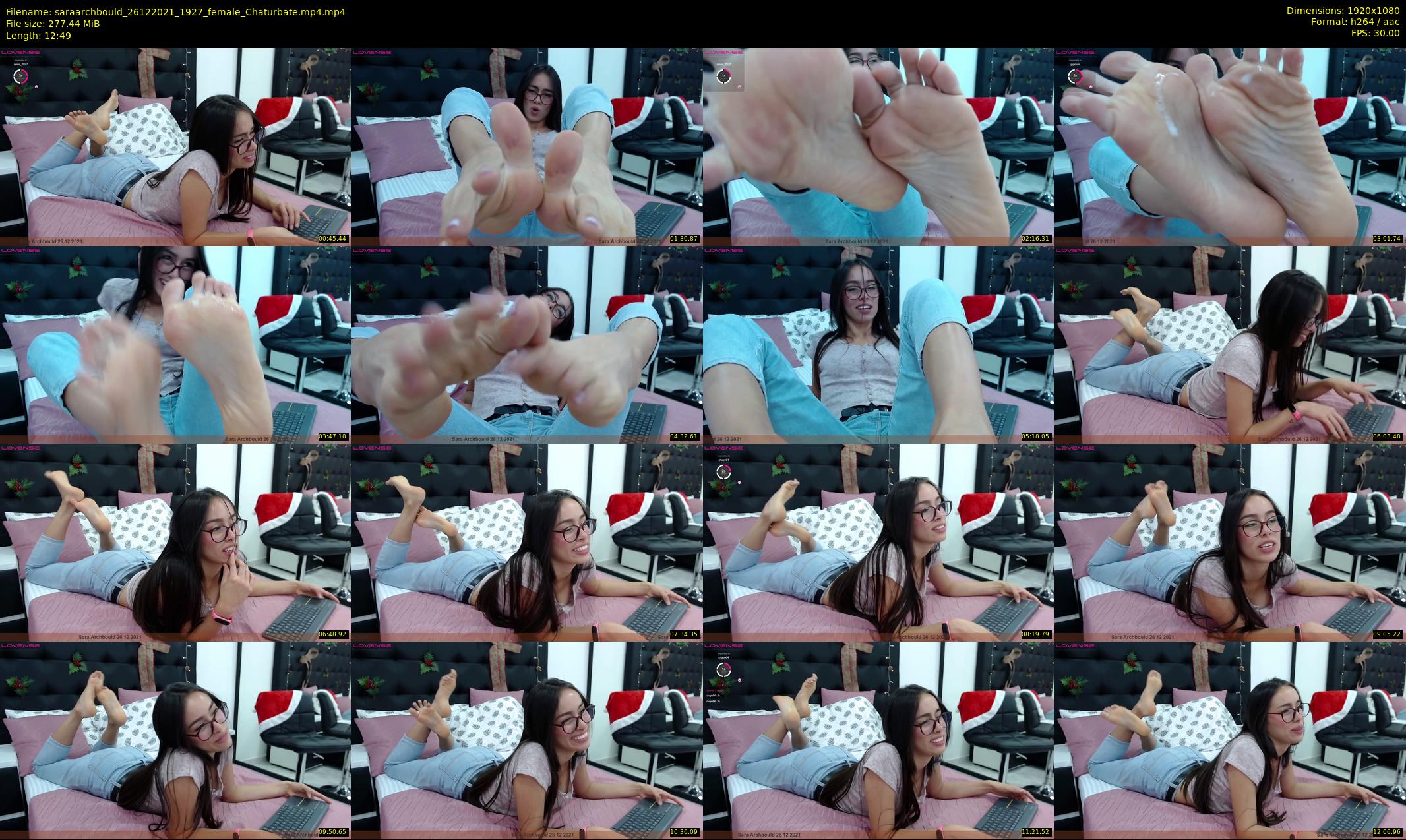 saraarchbould — 13 minute Chaturbate female cam show recording, 1080p, Dec 26, 2021