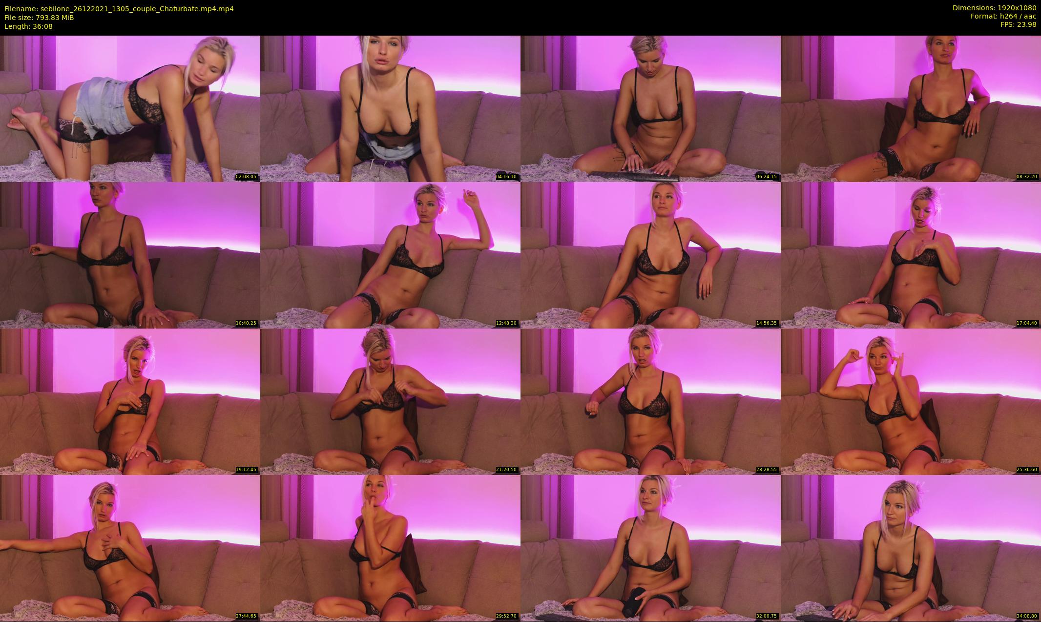 sebilone — 37 minute Chaturbate couple cam show recording, 1080p, Dec 26, 2021