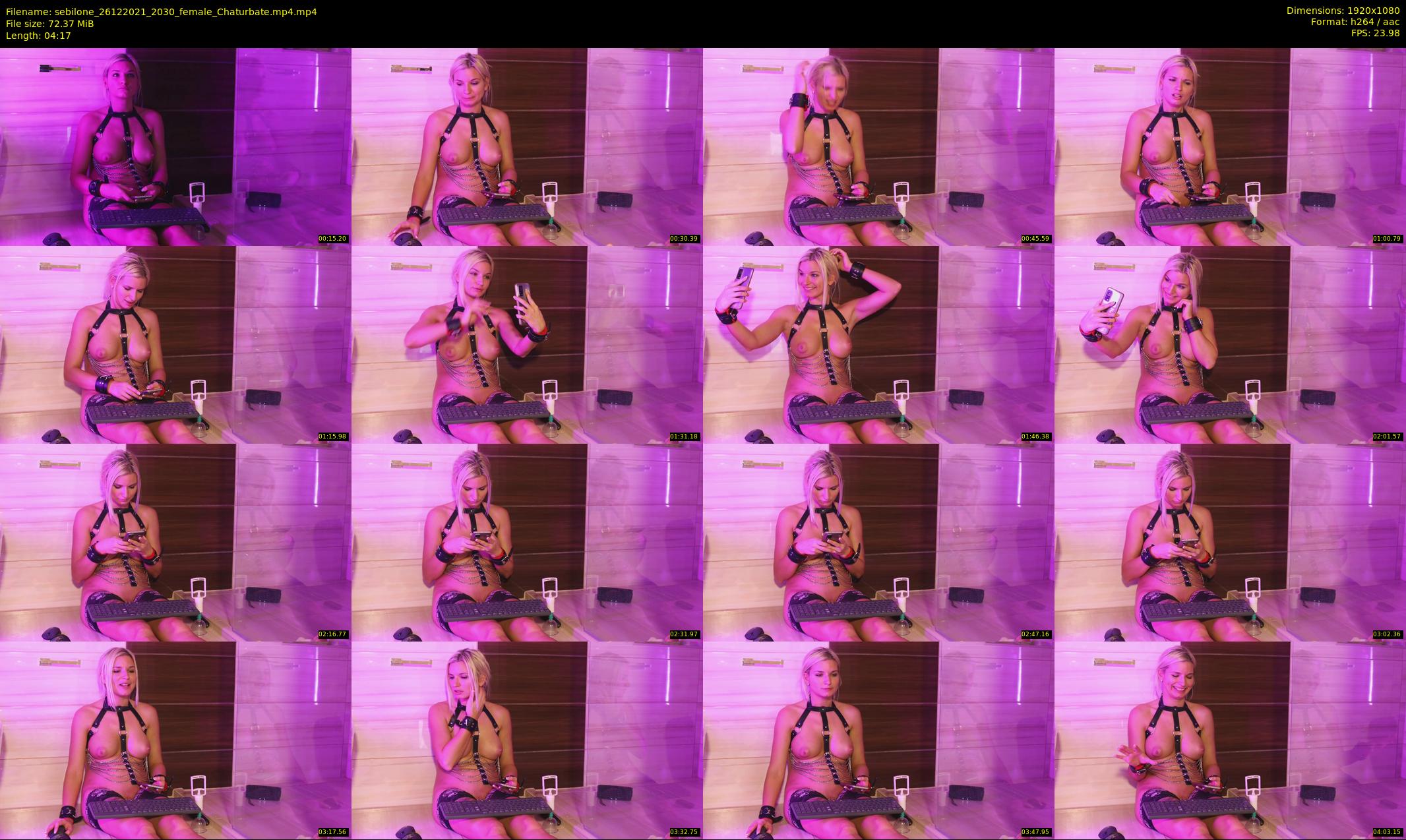 sebilone — 5 minute Chaturbate couple cam show recording, 1080p, Dec 26, 2021