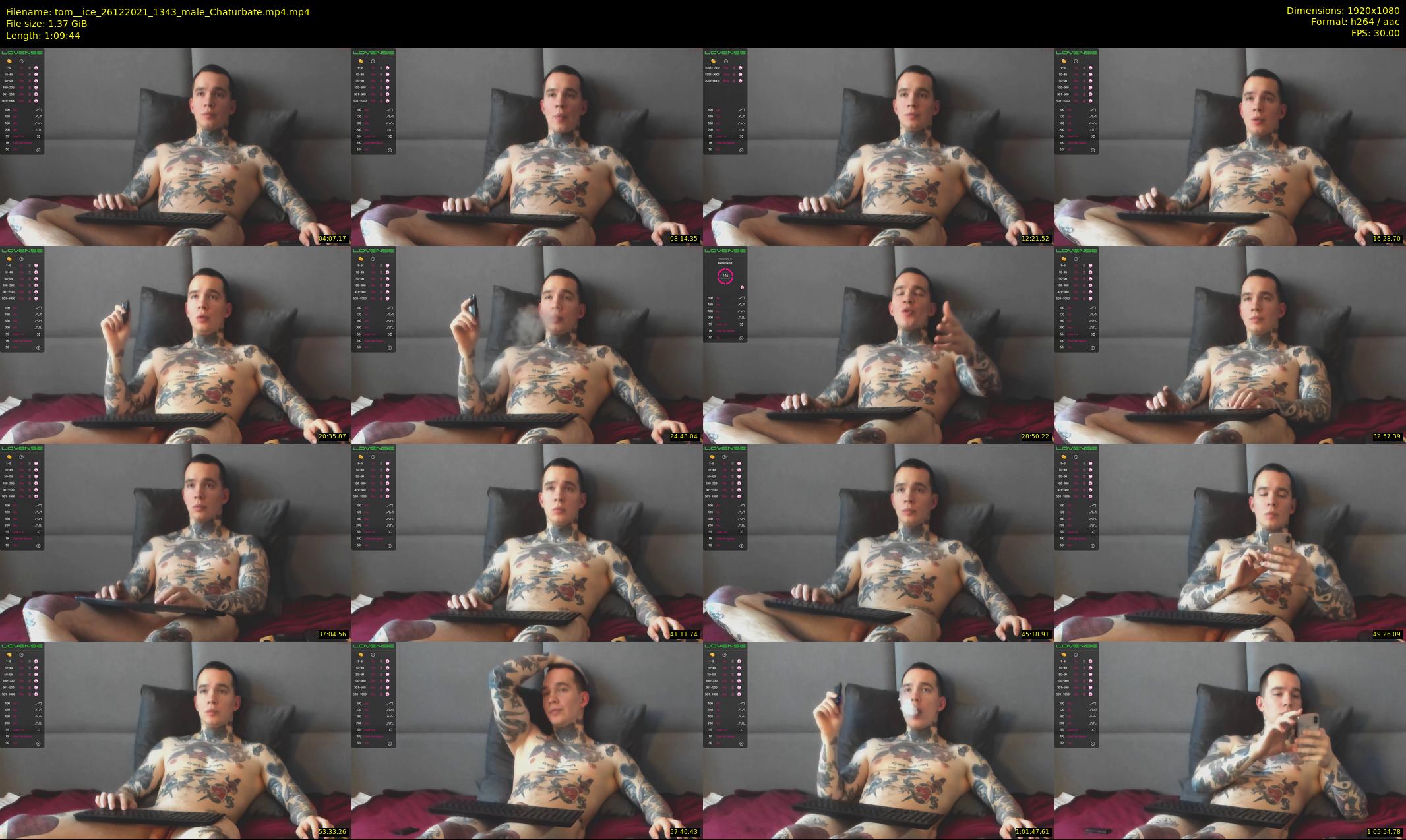 tom__ice — 70 minute Chaturbate male cam show recording, 1080p, Dec 26, 2021