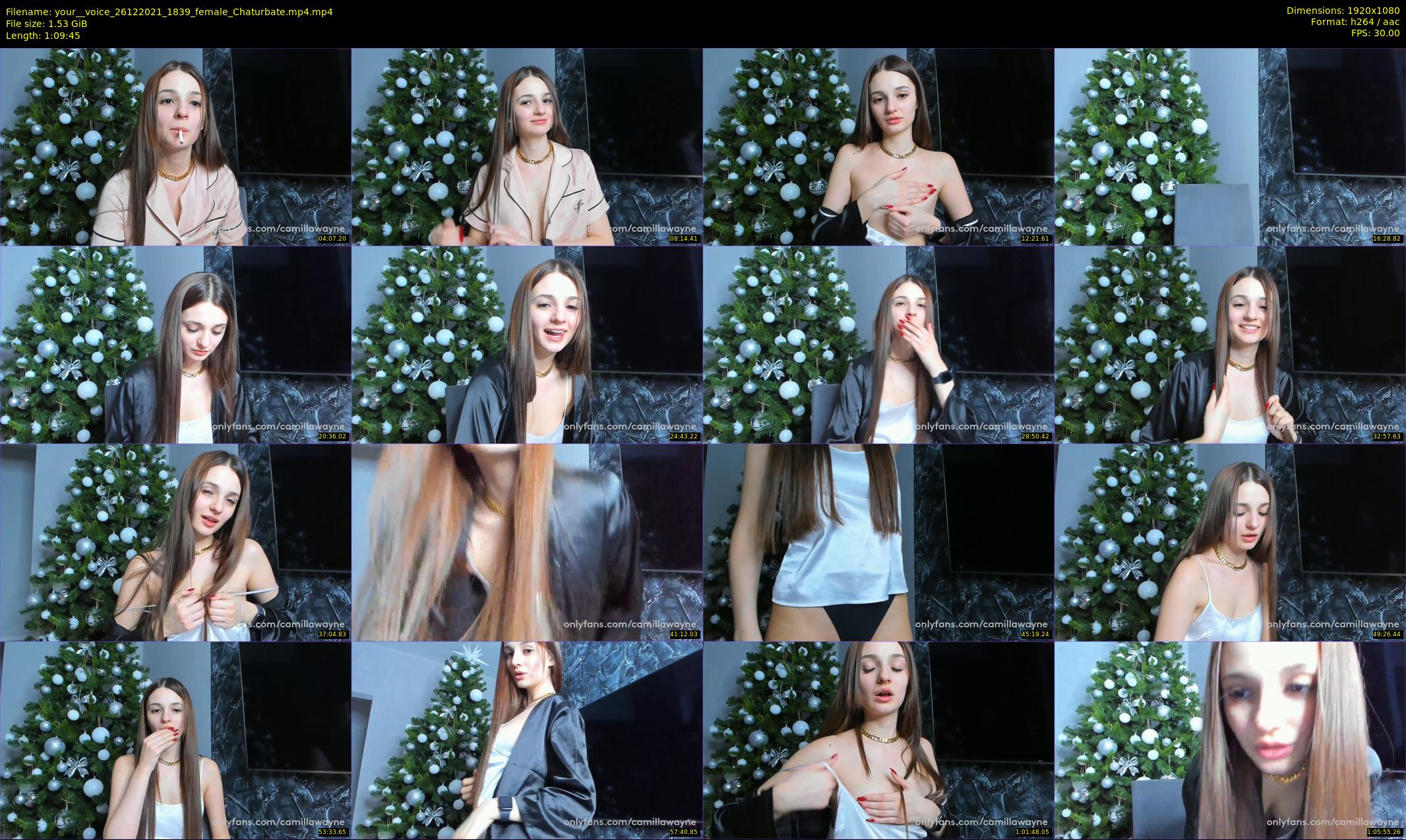 your__voice — 70 minute Chaturbate female cam show recording, 1080p, Dec 26, 2021