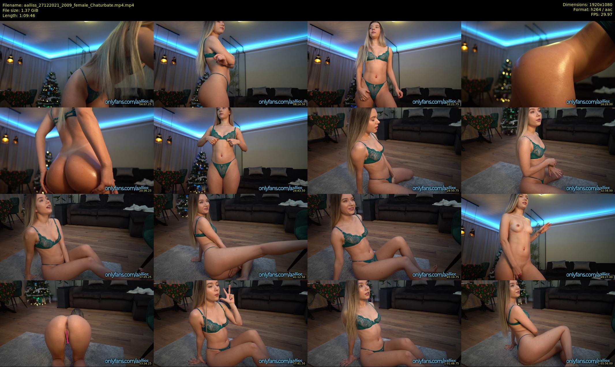 aalliss — 70 minute Chaturbate female cam show recording, 1080p, Dec 27, 2021