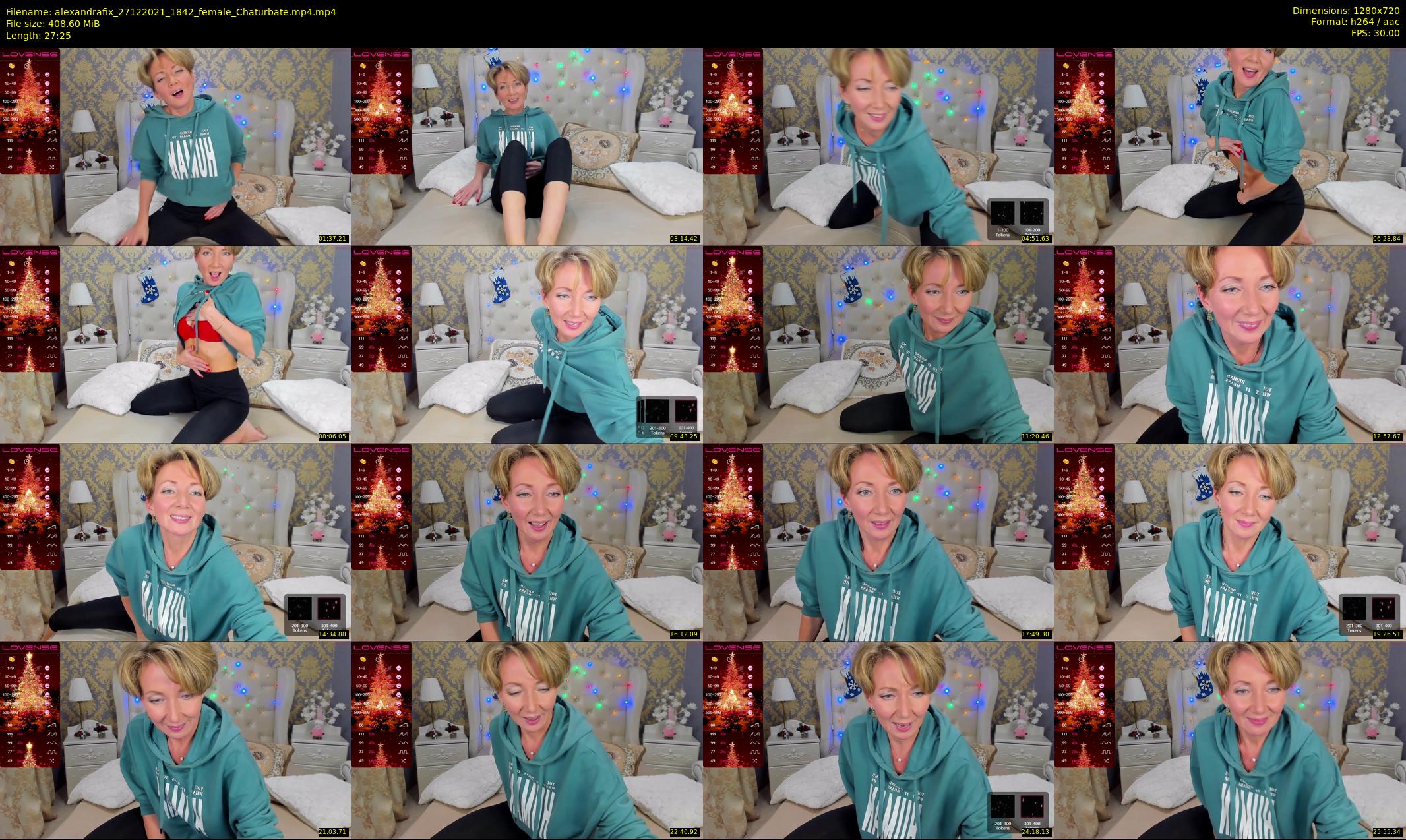 alexandrafix — 28 minute Chaturbate female cam show recording, 720p, Dec 27, 2021