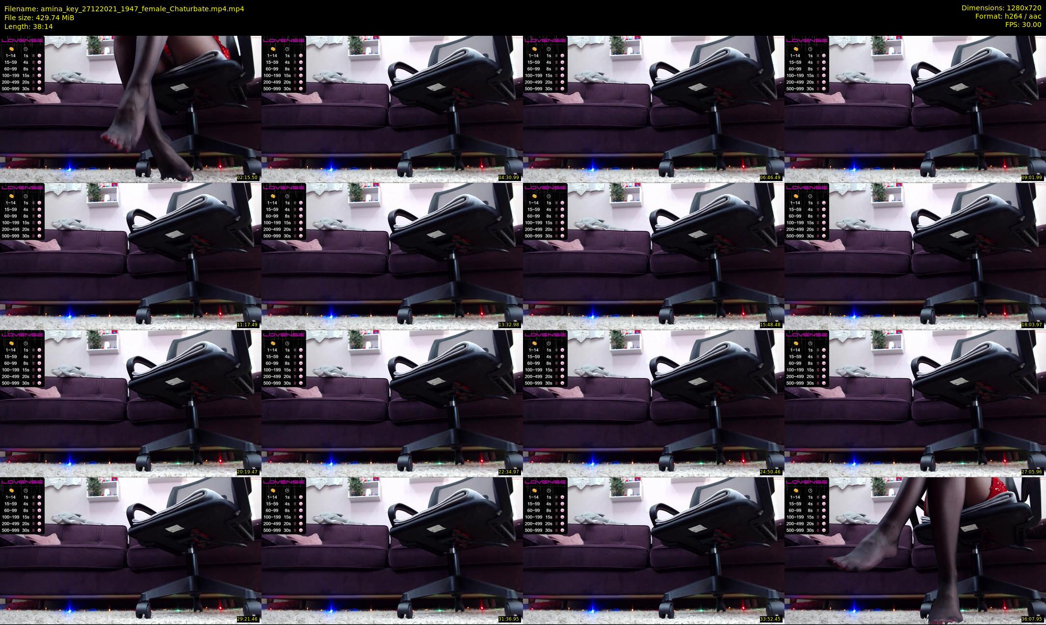 amina_key — 39 minute Chaturbate female cam show recording, 720p, Dec 27, 2021