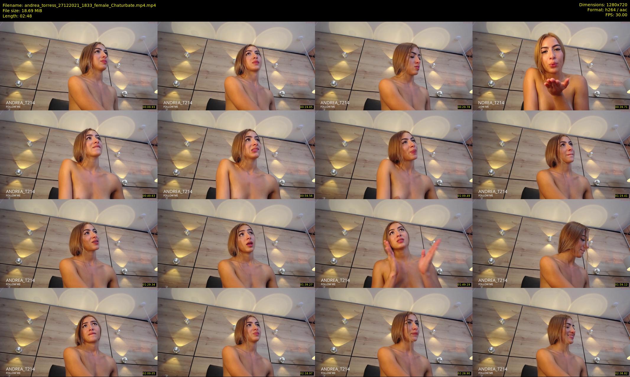 andrea_torress — 3 minute Chaturbate female cam show recording, 720p, Dec 27, 2021