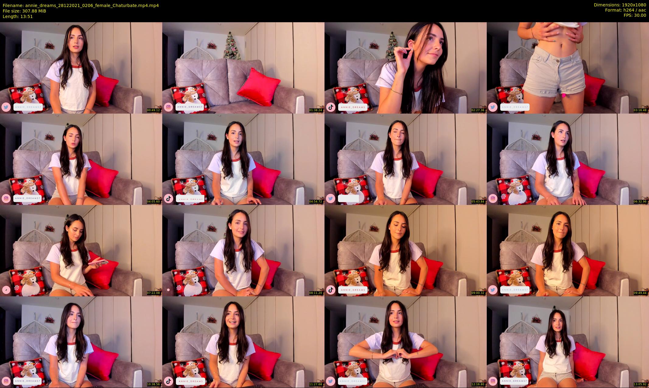 annie_dreams — 14 minute Chaturbate female cam show recording, 1080p, Dec 28, 2021
