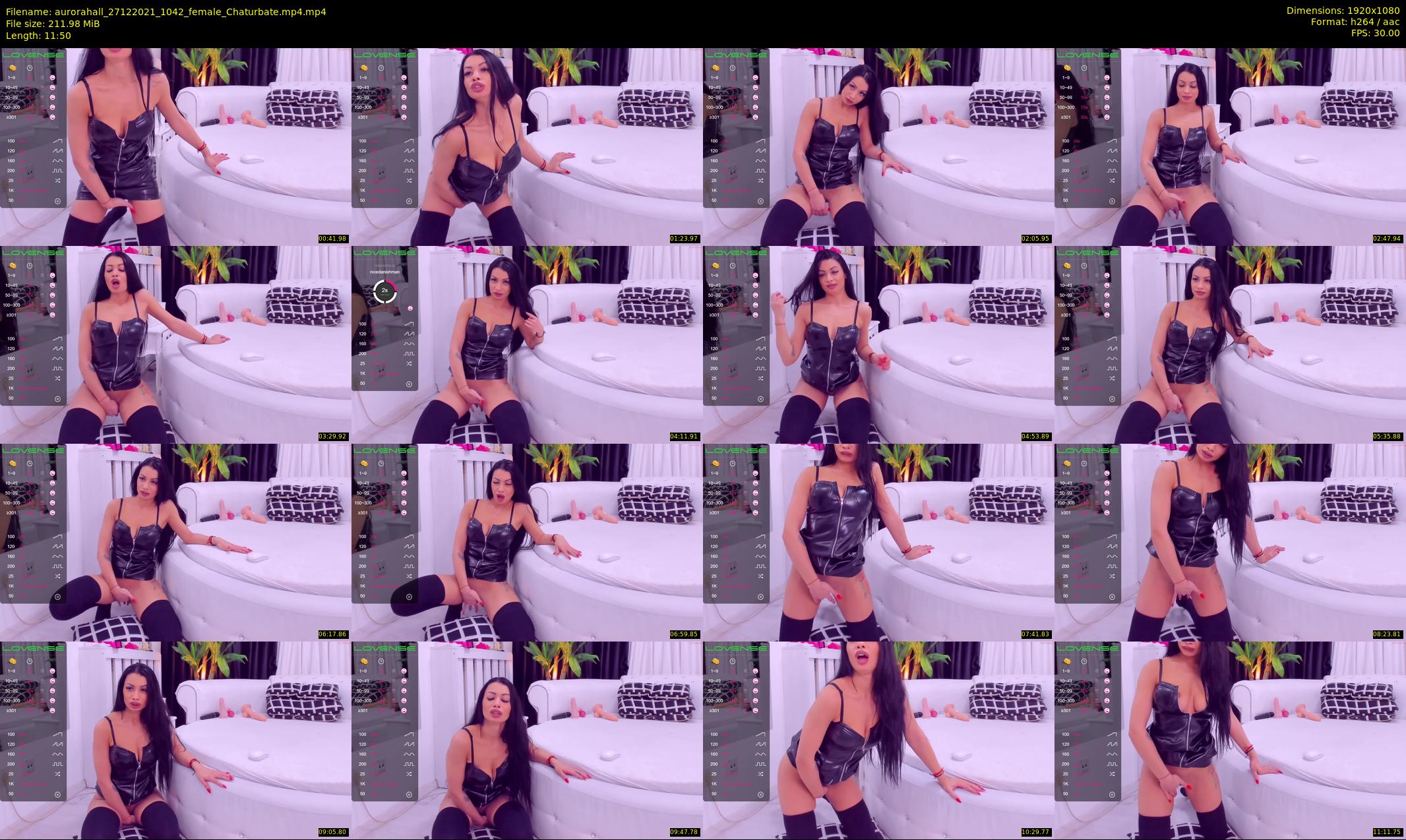 aurorahall — 12 minute Chaturbate female cam show recording, 1080p, Dec 27, 2021