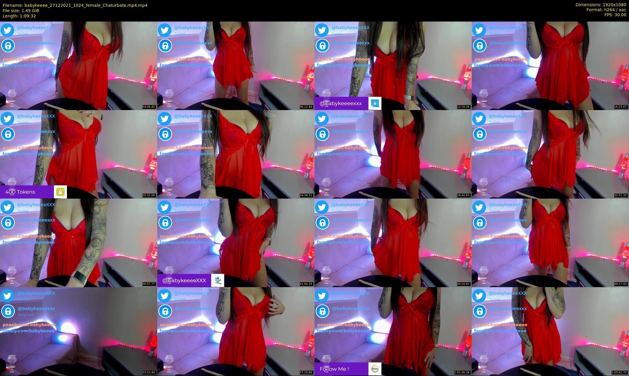 babykeeee — 70 minute Chaturbate female cam show recording, 1080p, Dec 27, 2021