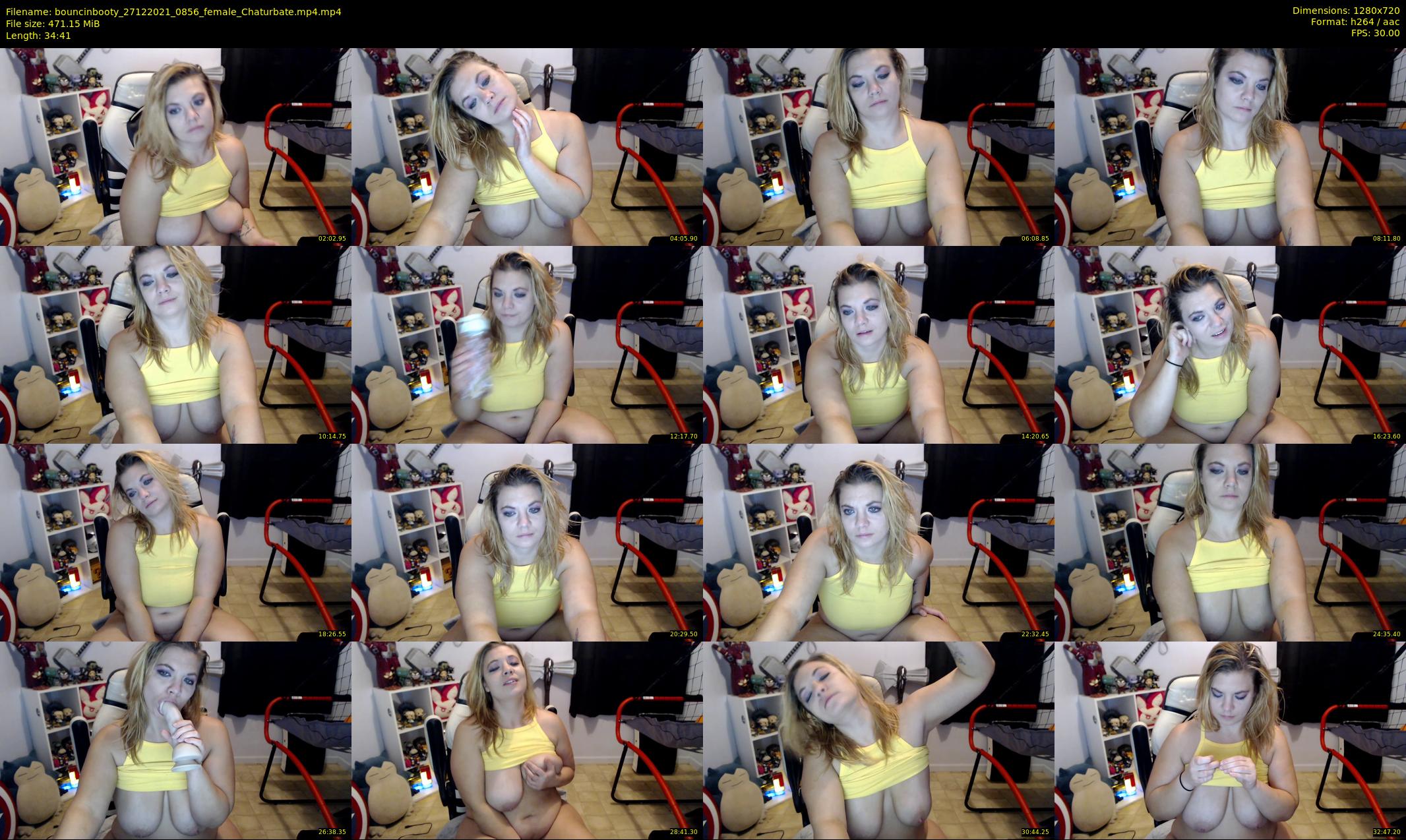 bouncinbooty — 35 minute Chaturbate female cam show recording, 720p, Dec 27, 2021