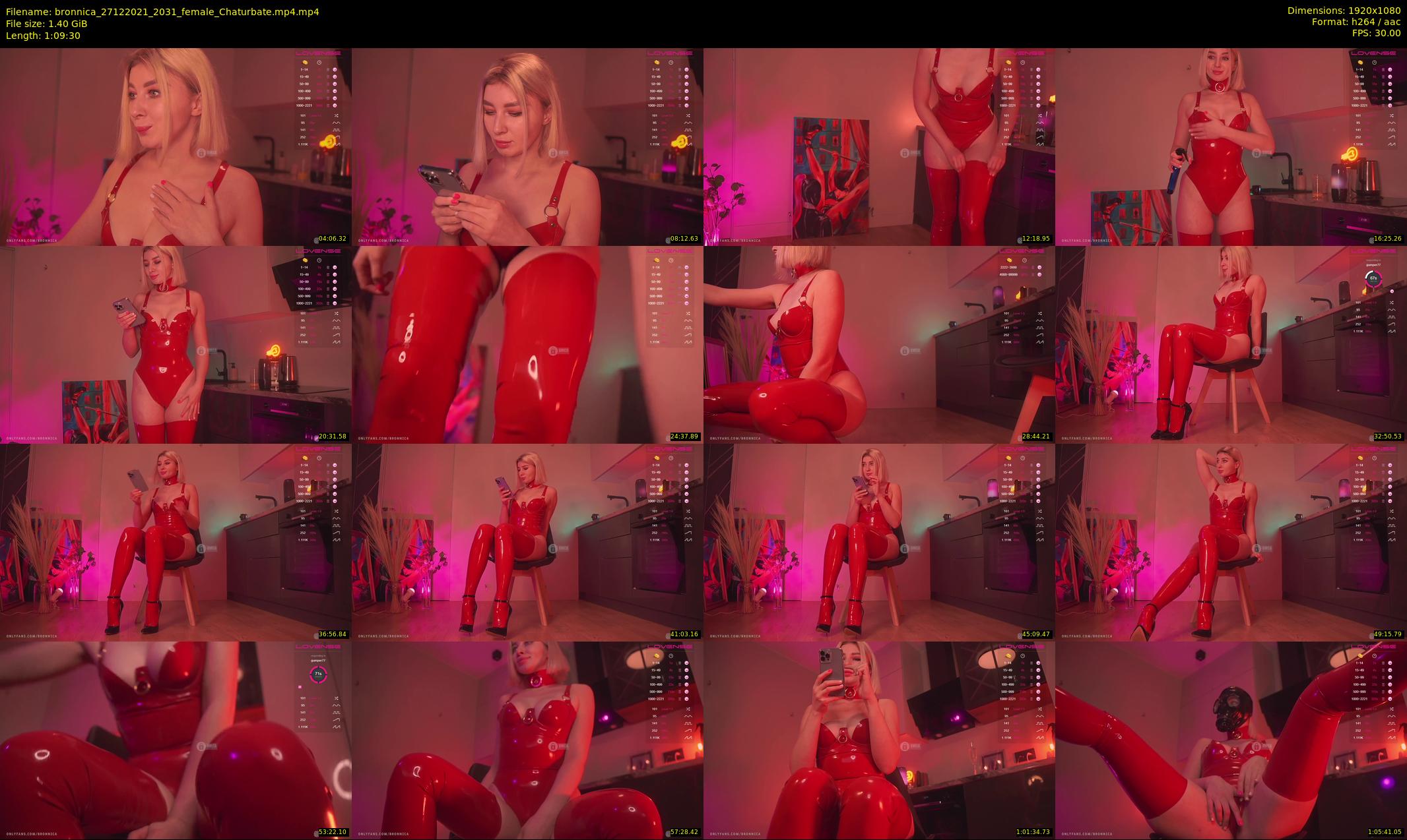 bronnica — 70 minute Chaturbate female cam show recording, 1080p, Dec 27, 2021