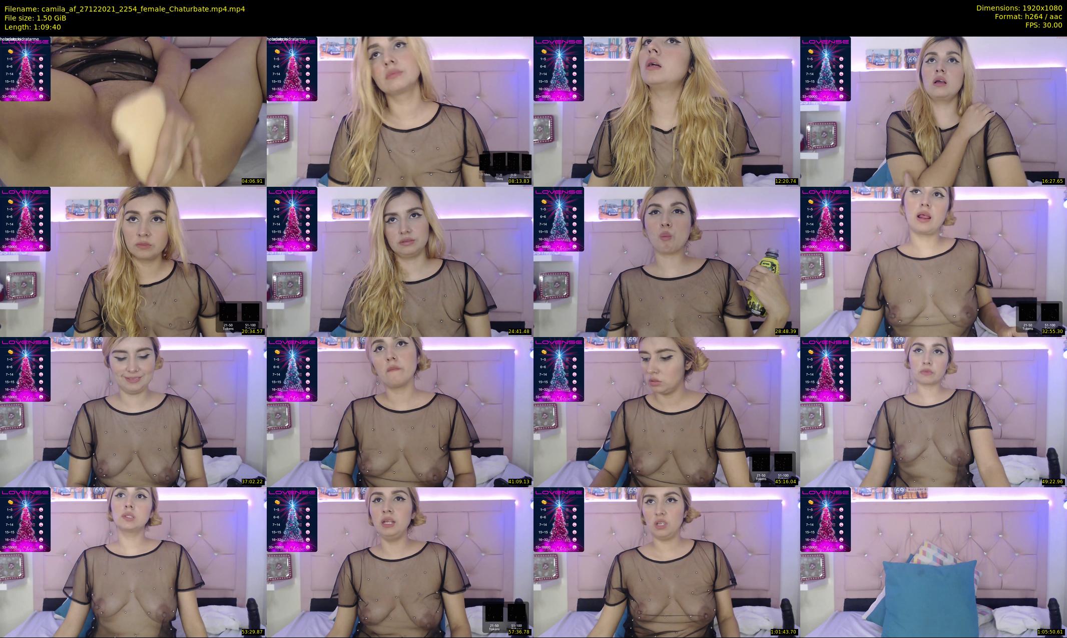 camila_af — 70 minute Chaturbate female cam show recording, 1080p, Dec 27, 2021