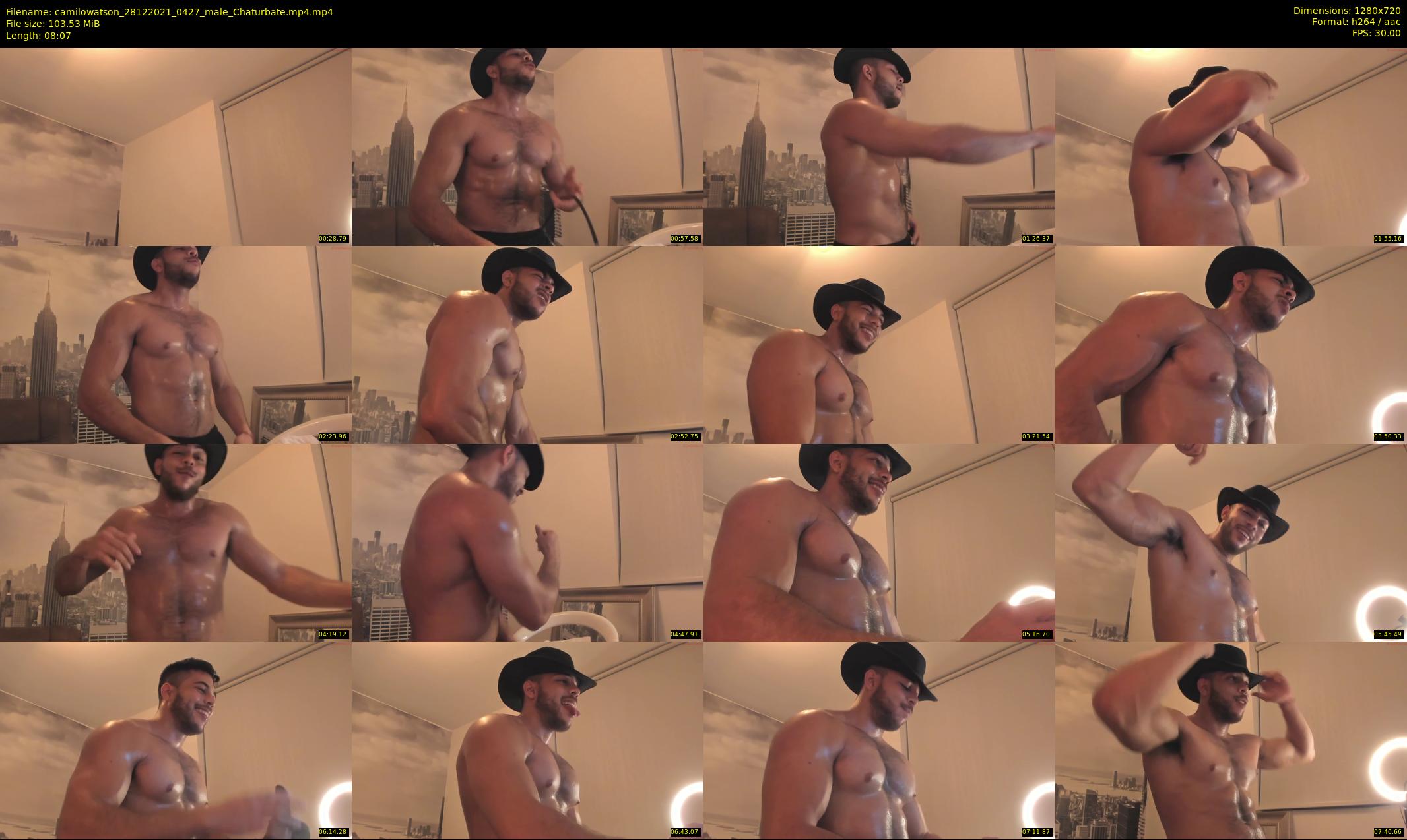 camilowatson — 9 minute Chaturbate male cam show recording, 720p, Dec 28, 2021
