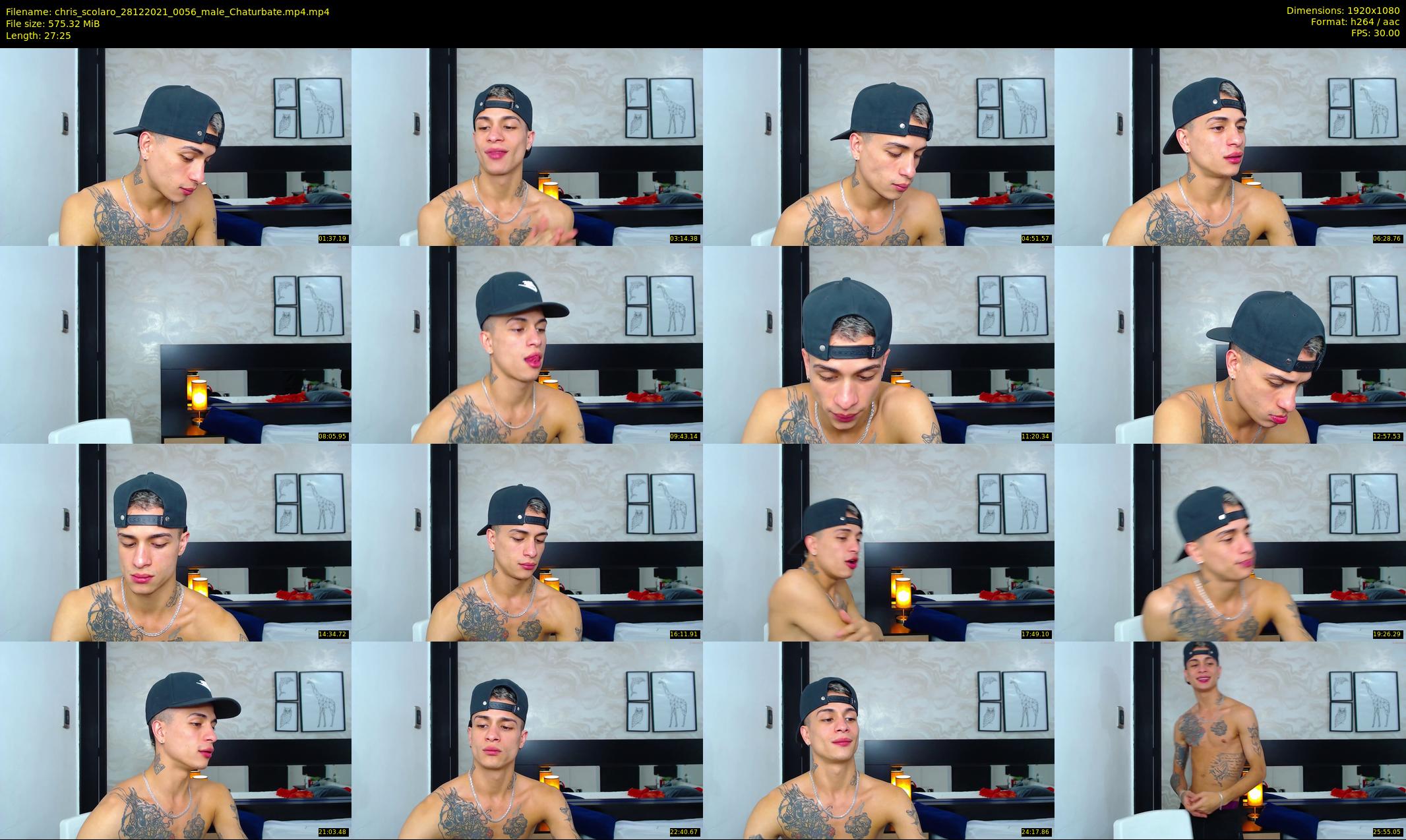 chris_scolaro — 28 minute Chaturbate male cam show recording, 1080p, Dec 28, 2021