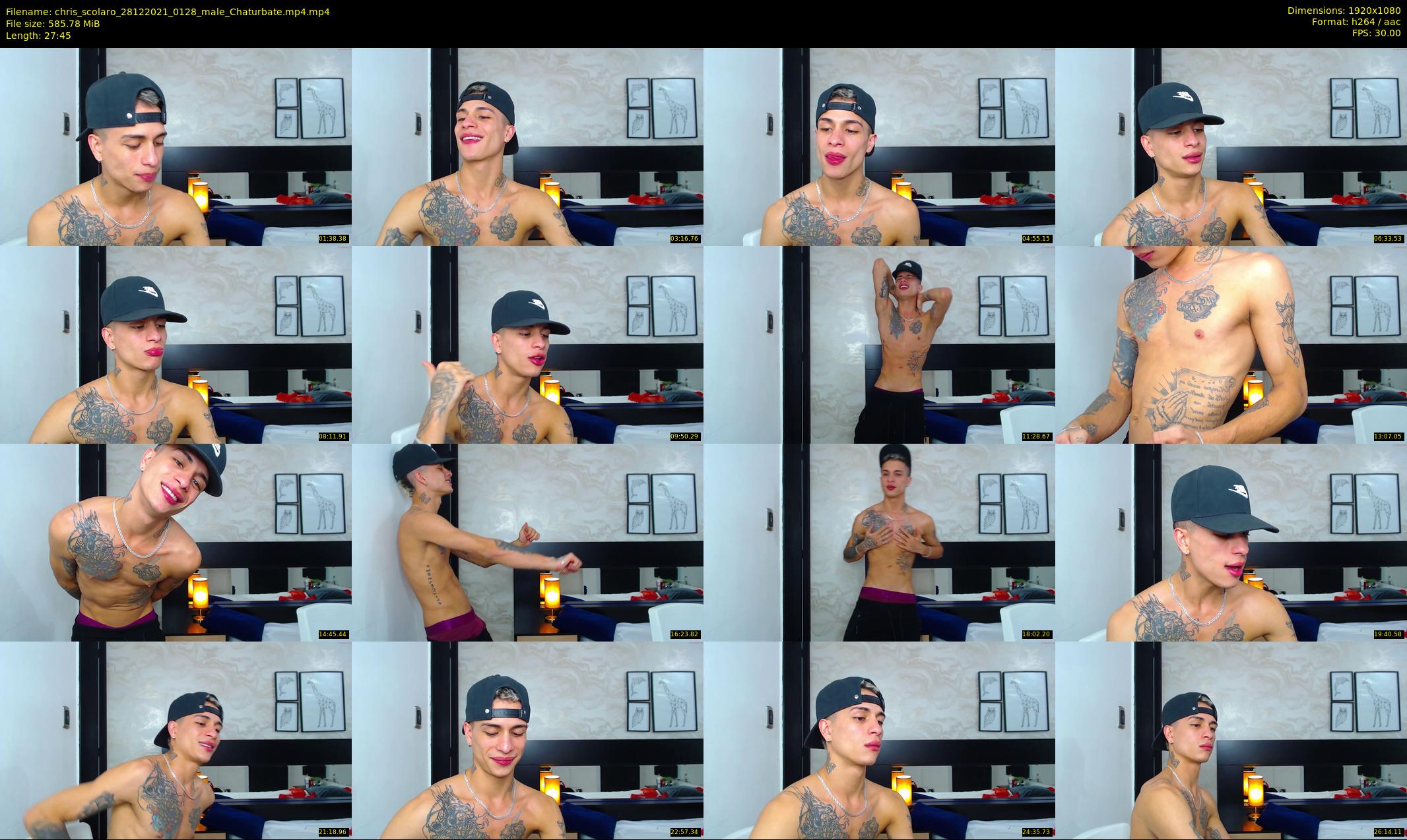 chris_scolaro — 28 minute Chaturbate male cam show recording, 1080p, Dec 28, 2021