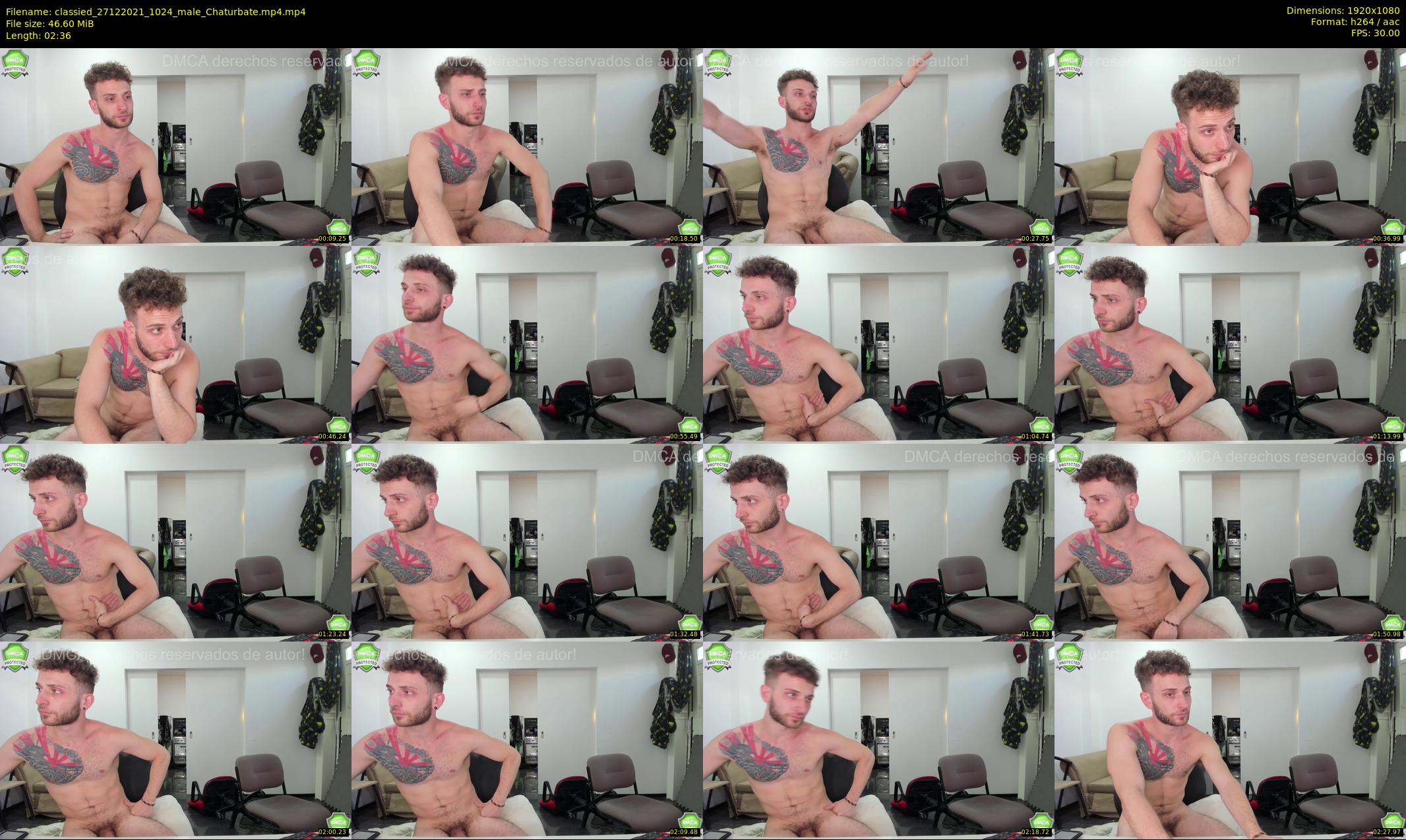 classied — 3 minute Chaturbate male cam show recording, 1080p, Dec 27, 2021