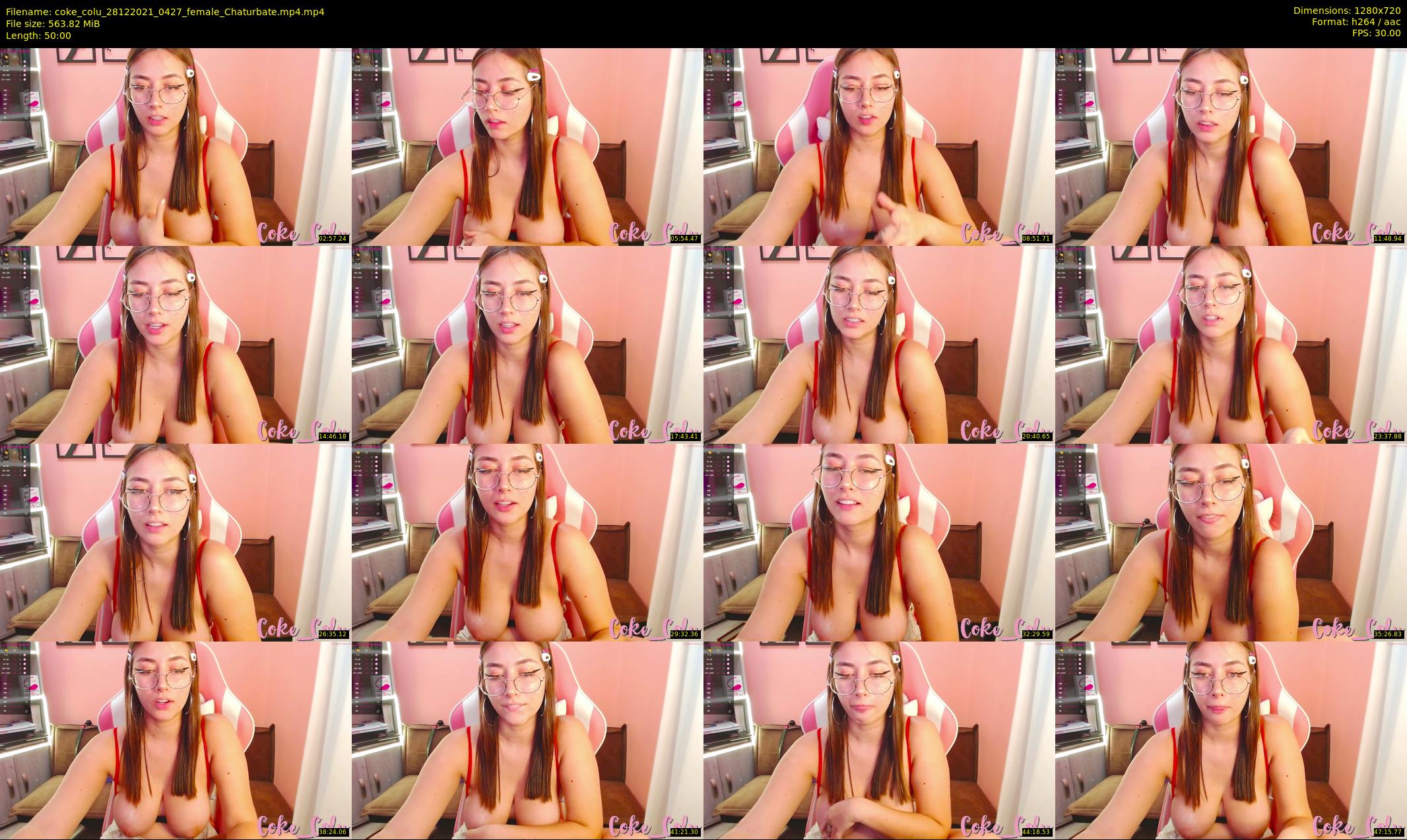 coke_colu — 50 minute Chaturbate female cam show recording, 720p, Dec 28, 2021