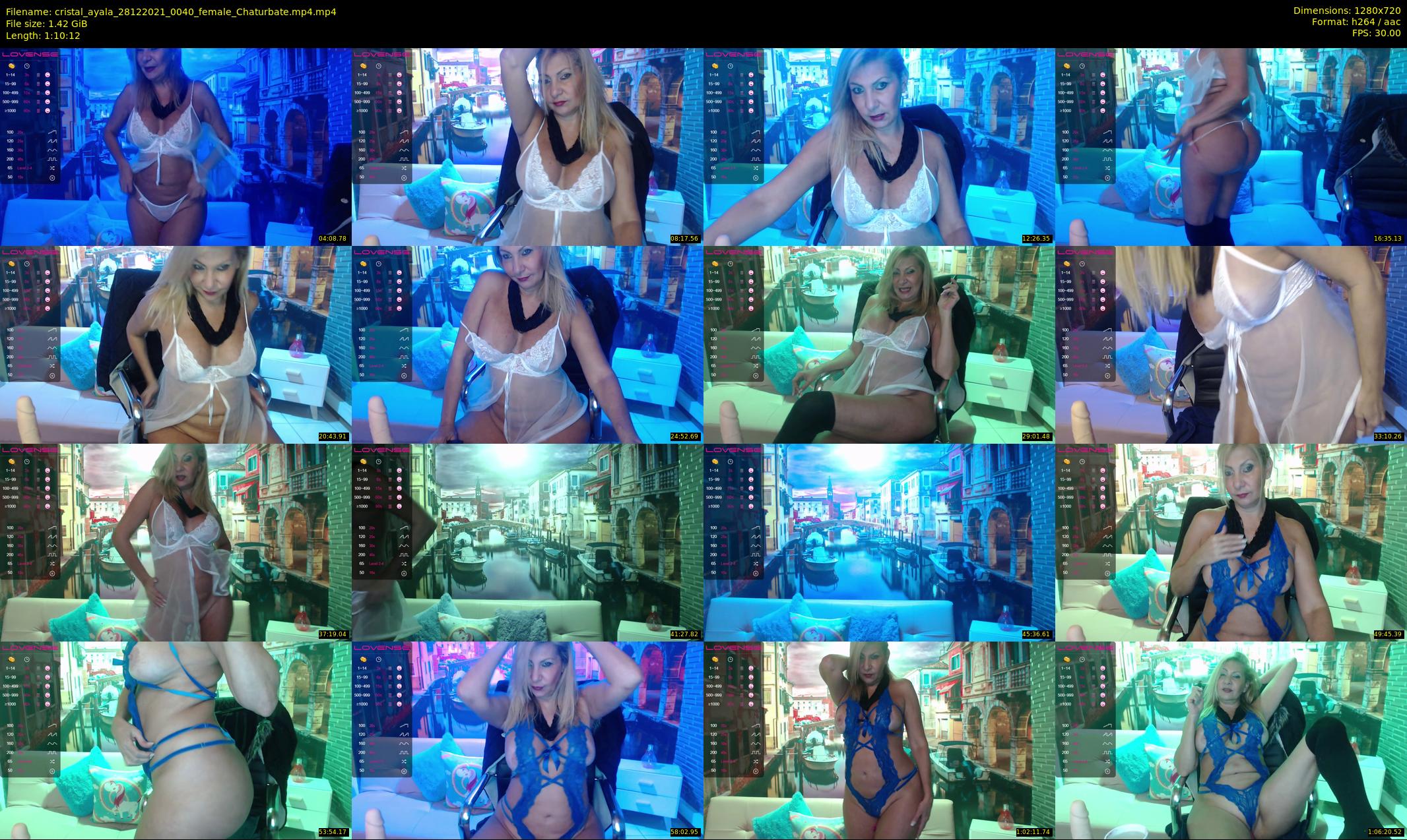 cristal_ayala — 71 minute Chaturbate female cam show recording, 720p, Dec 28, 2021