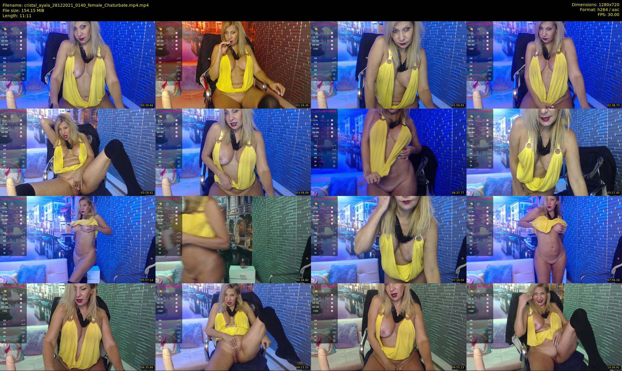cristal_ayala — 12 minute Chaturbate female cam show recording, 720p, Dec 28, 2021