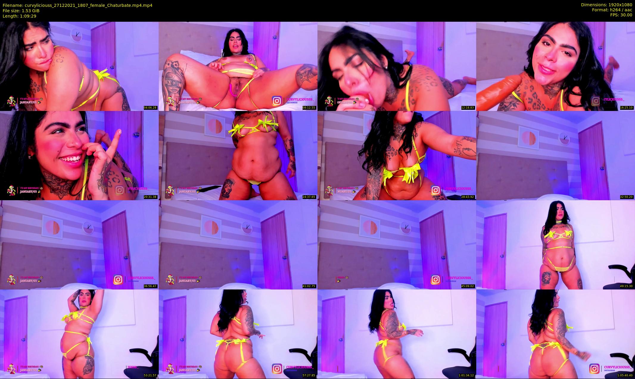 curvyliciouss — 70 minute Chaturbate female cam show recording, 1080p, Dec 27, 2021