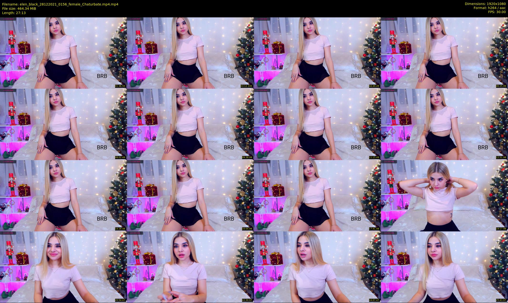 elen_black — 28 minute Chaturbate female cam show recording, 1080p, Dec 28, 2021
