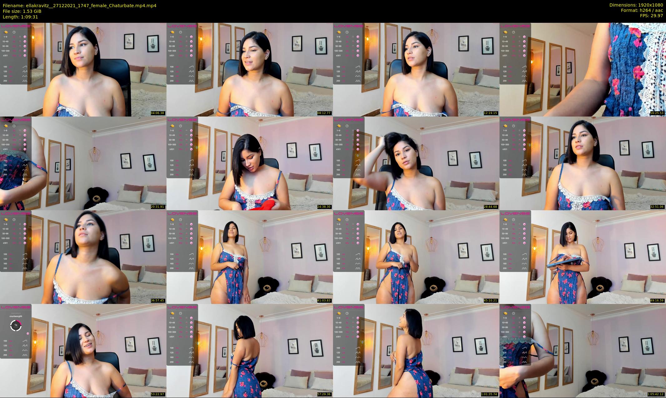 ellakravitz_ — 70 minute Chaturbate female cam show recording, 1080p, Dec 27, 2021