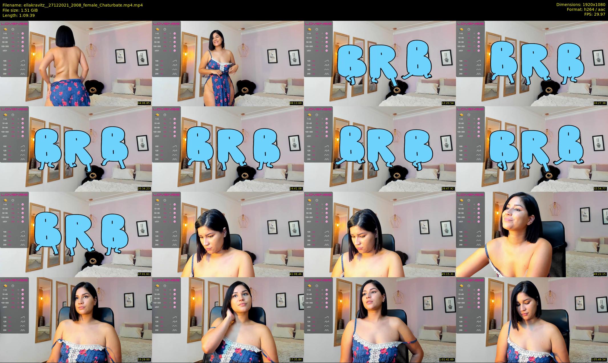 ellakravitz_ — 70 minute Chaturbate female cam show recording, 1080p, Dec 27, 2021