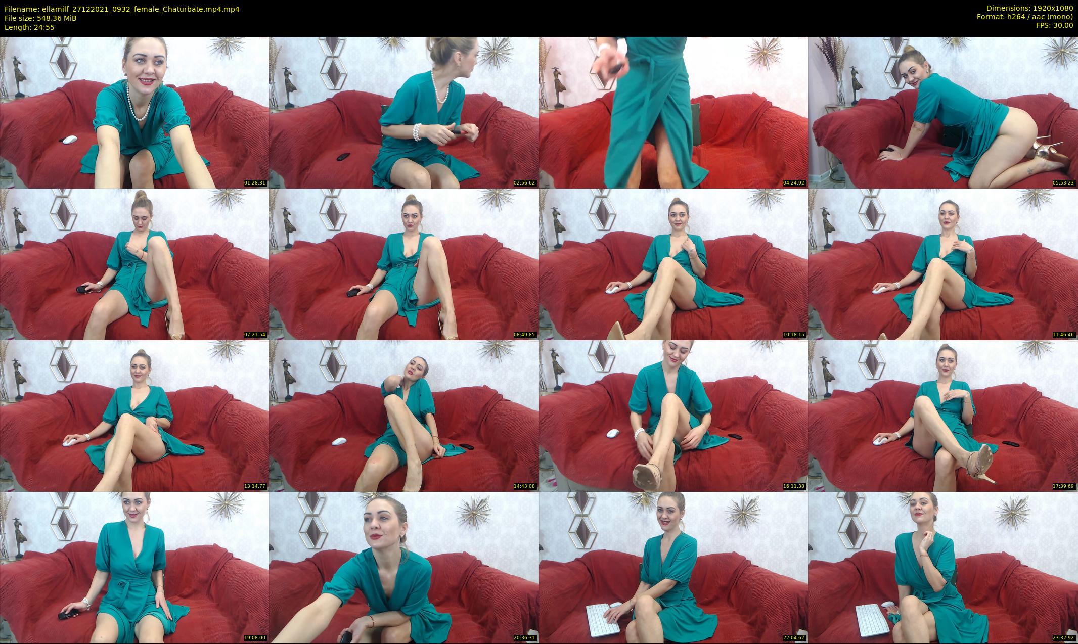 ellamilf — 25 minute Chaturbate female cam show recording, 1080p, Dec 27, 2021