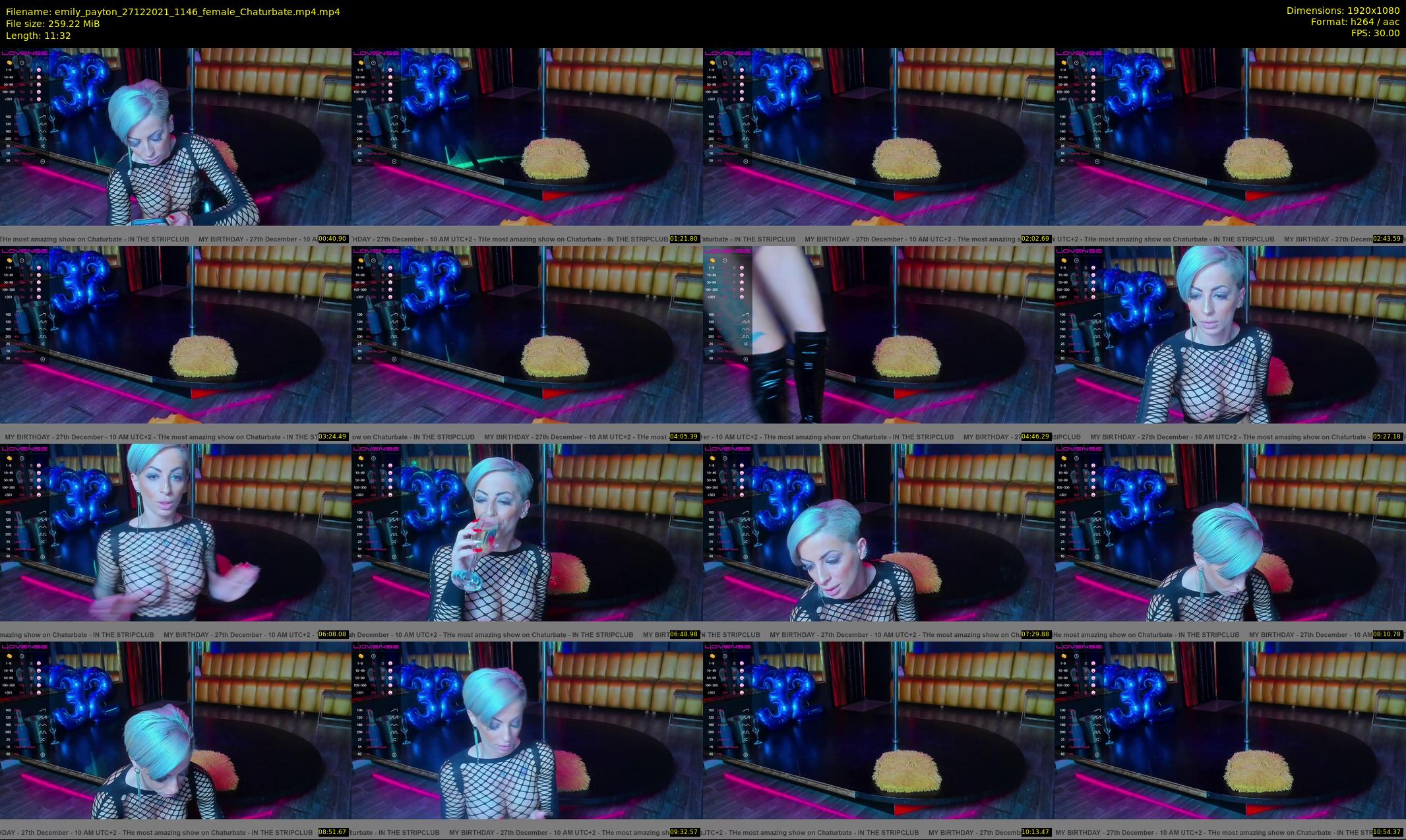 emily_payton — 12 minute Chaturbate female cam show recording, 1080p, Dec 27, 2021