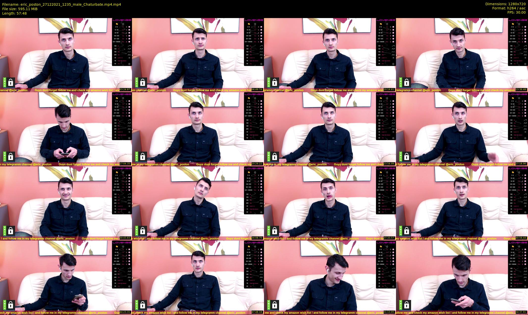 eric_poston — 58 minute Chaturbate male cam show recording, 720p, Dec 27, 2021