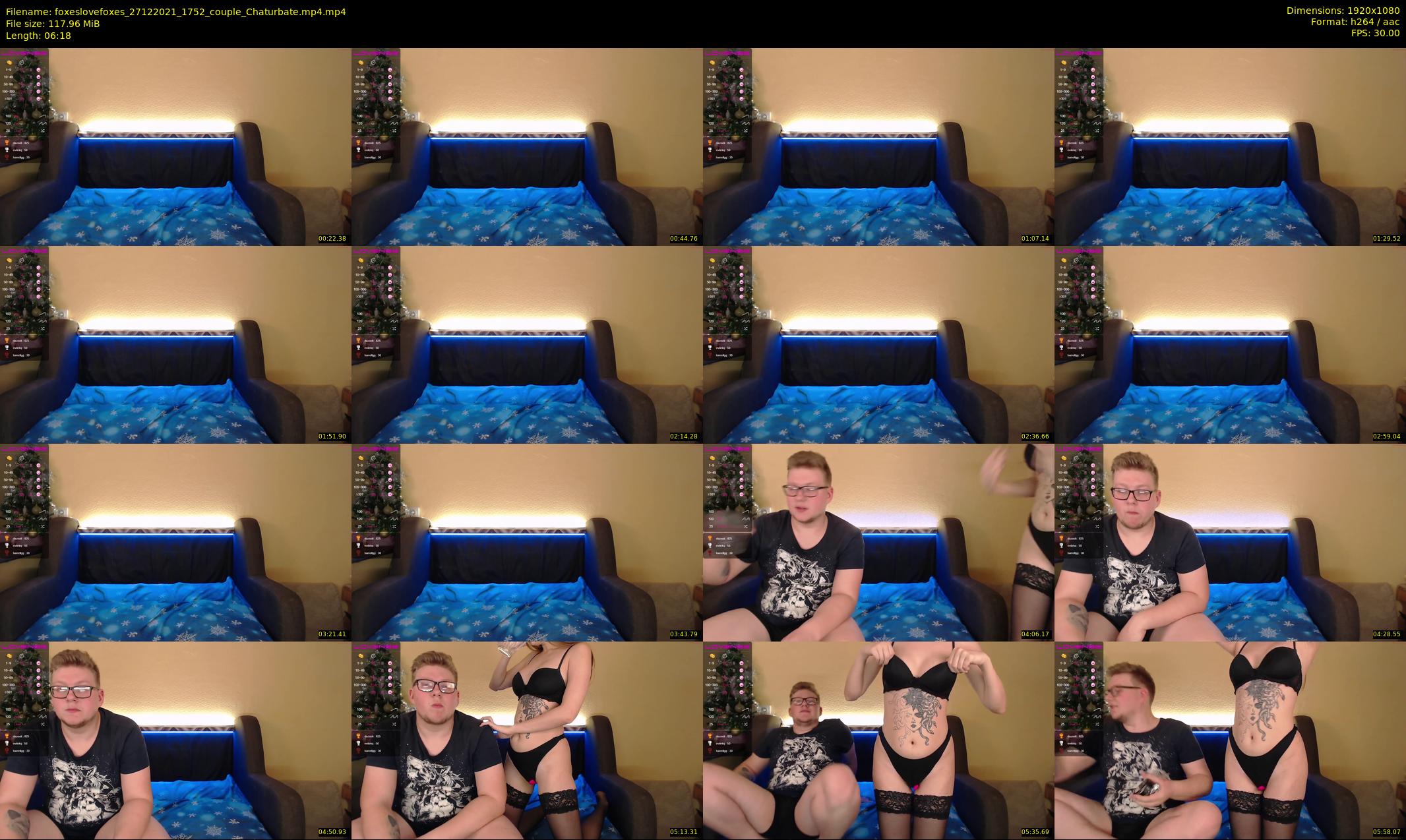 foxeslovefoxes — 7 minute Chaturbate couple cam show recording, 1080p, Dec 27, 2021