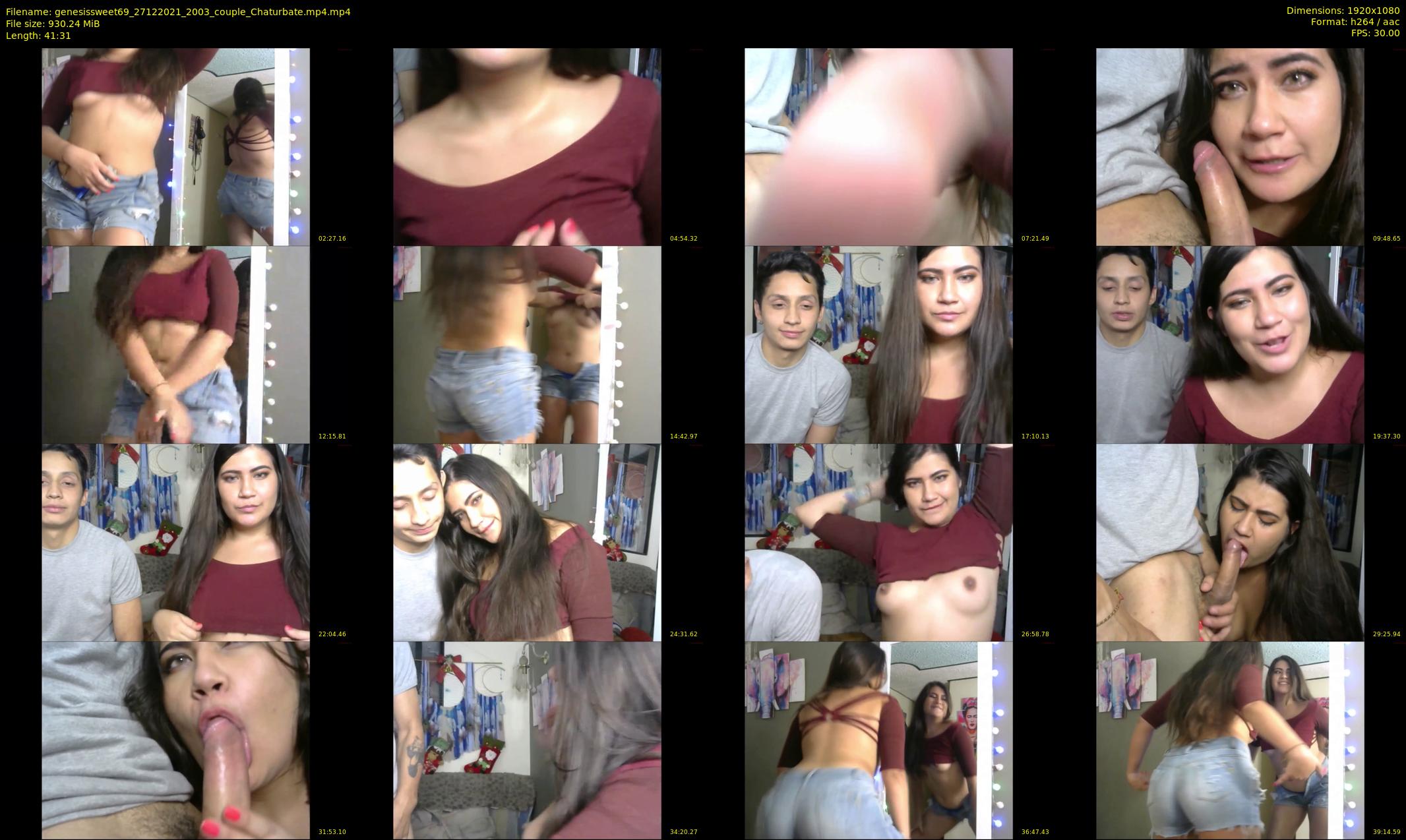 genesissweet69 — 42 minute Chaturbate couple cam show recording, 1080p, Dec 27, 2021