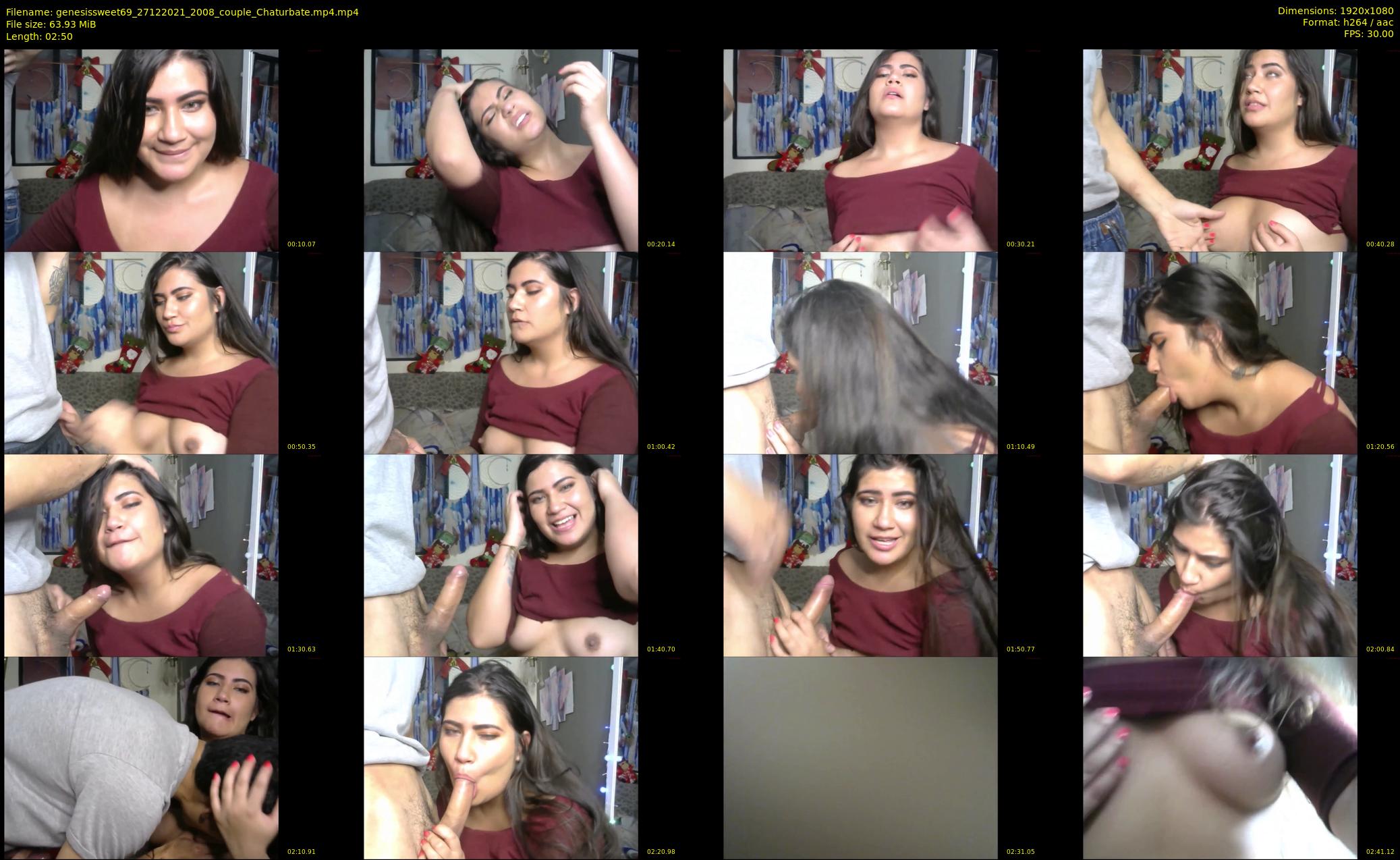 genesissweet69 — 3 minute Chaturbate couple cam show recording, 1080p, Dec 27, 2021