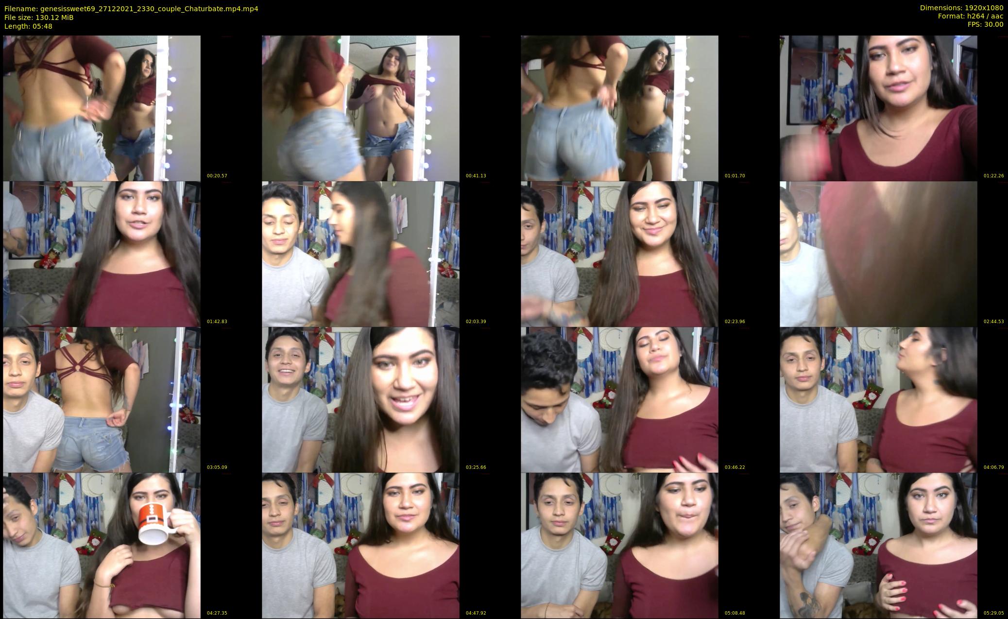 genesissweet69 — 6 minute Chaturbate couple cam show recording, 1080p, Dec 27, 2021