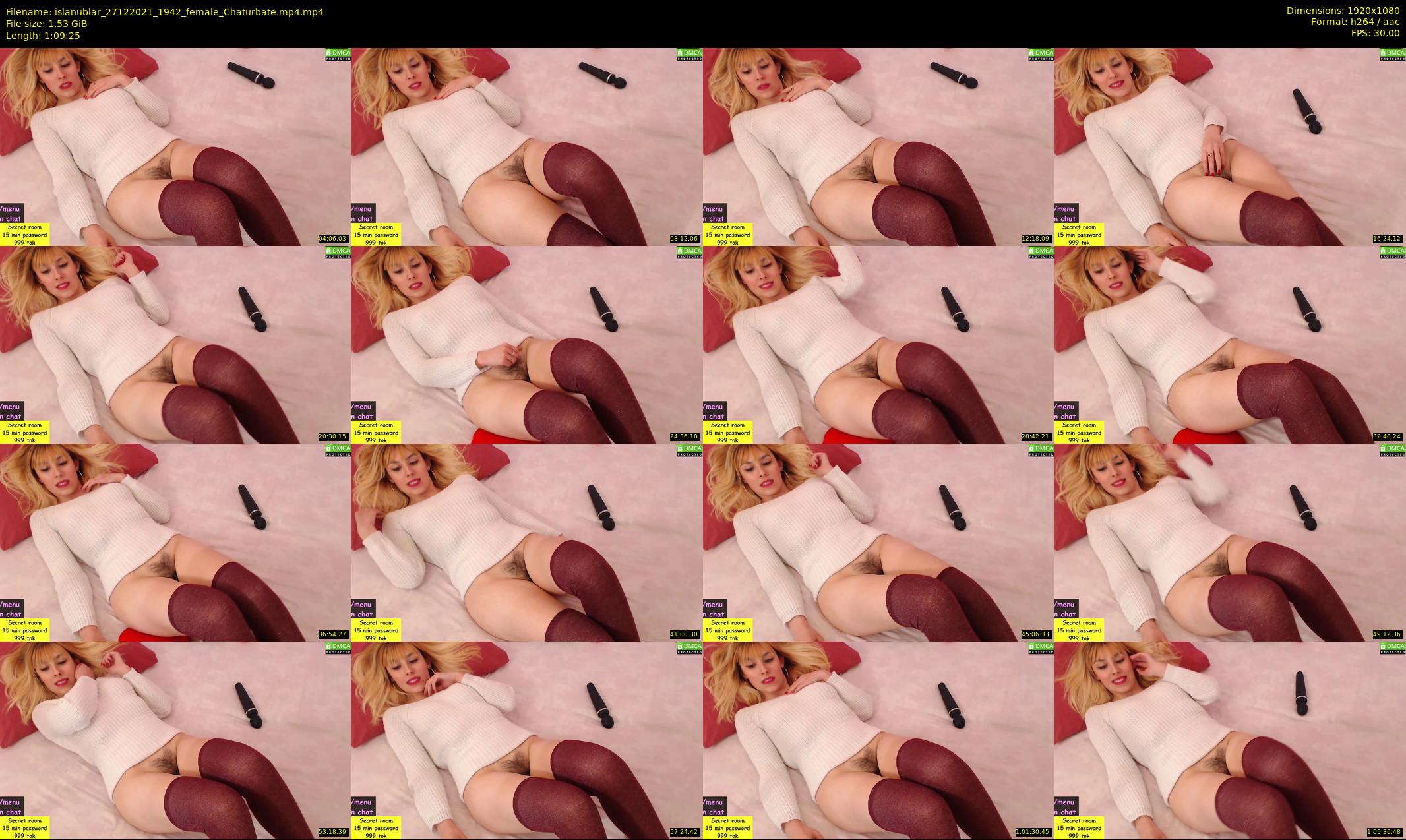 islanublar — 70 minute Chaturbate female cam show recording, 1080p, Dec 27, 2021