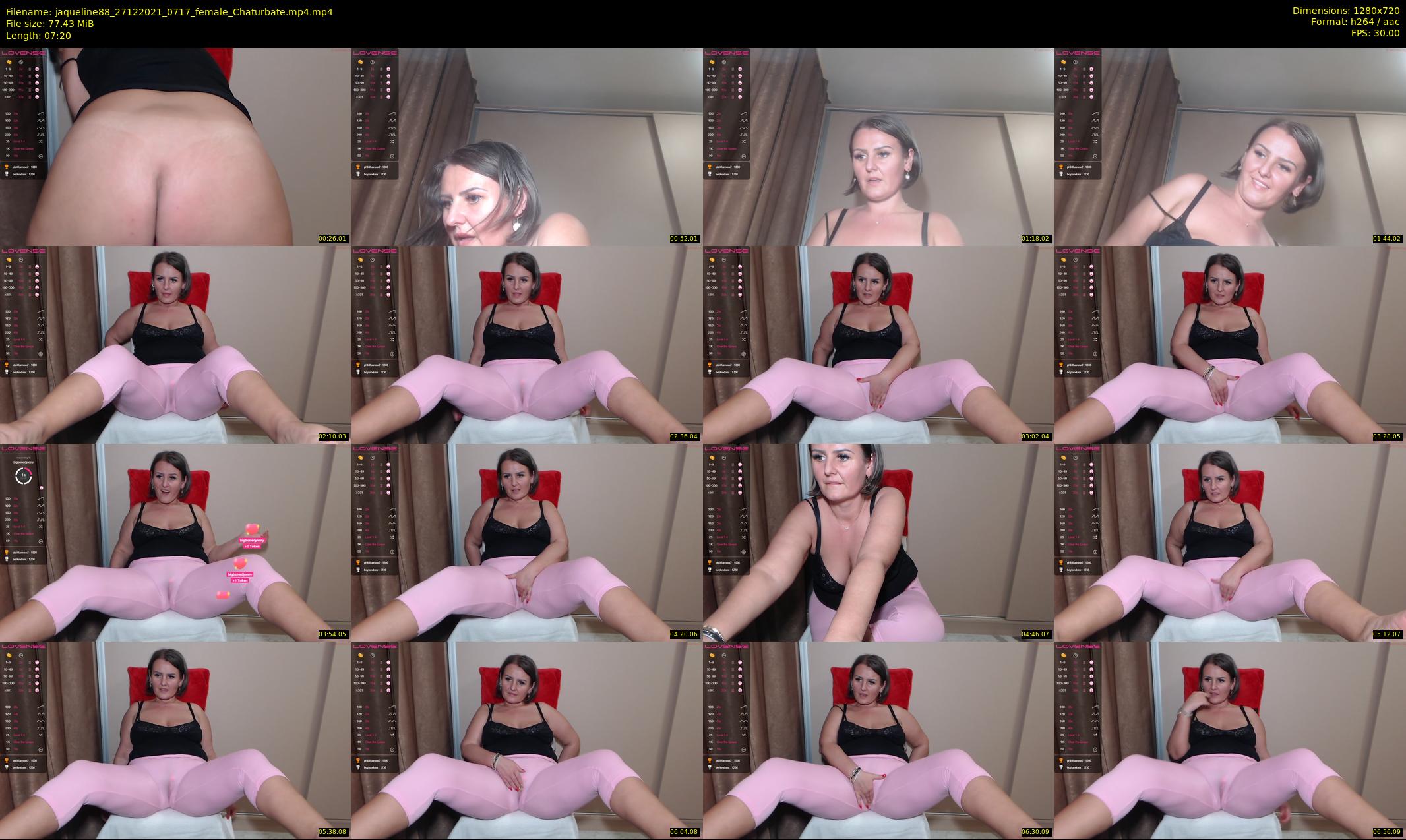 jaqueline88 — 8 minute Chaturbate female cam show recording, 720p, Dec 27, 2021